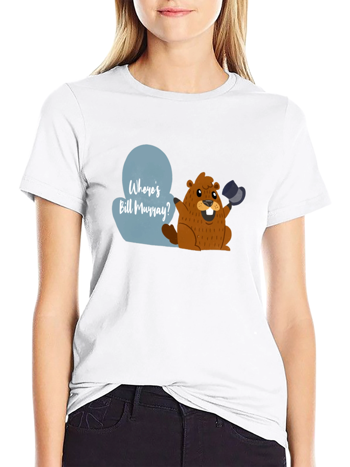 Wheres Bill Murray? Groundhog Day Graphic Tee