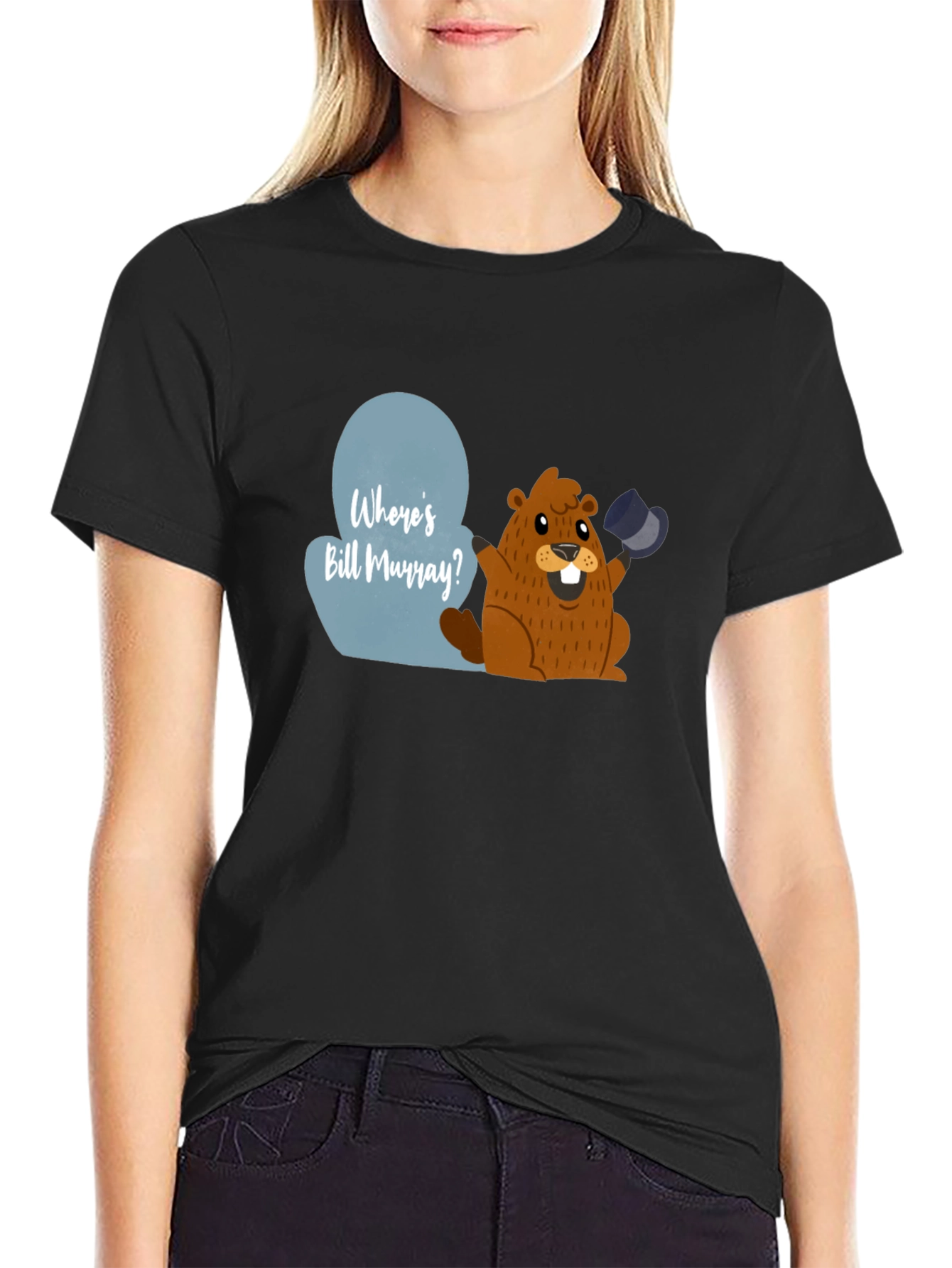 Wheres Bill Murray? Groundhog Day Graphic Tee