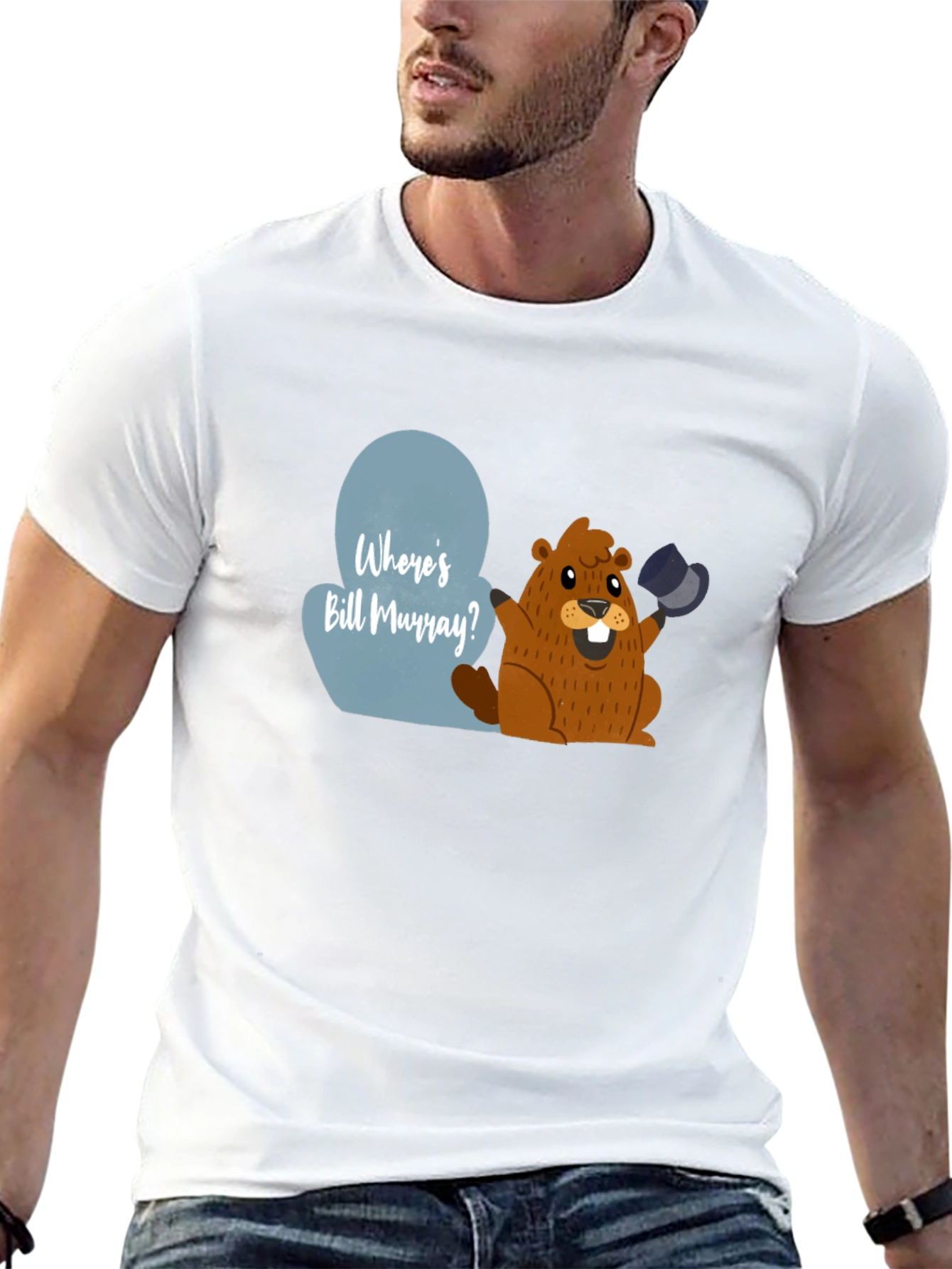 Wheres Bill Murray? Groundhog Day Graphic Tee