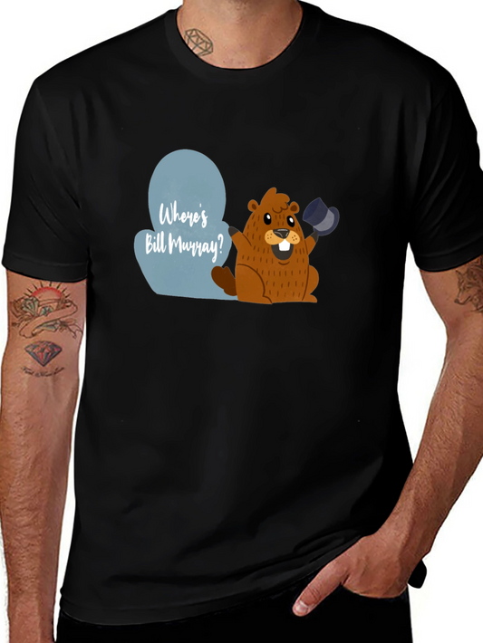 Wheres Bill Murray? Groundhog Day Graphic Tee