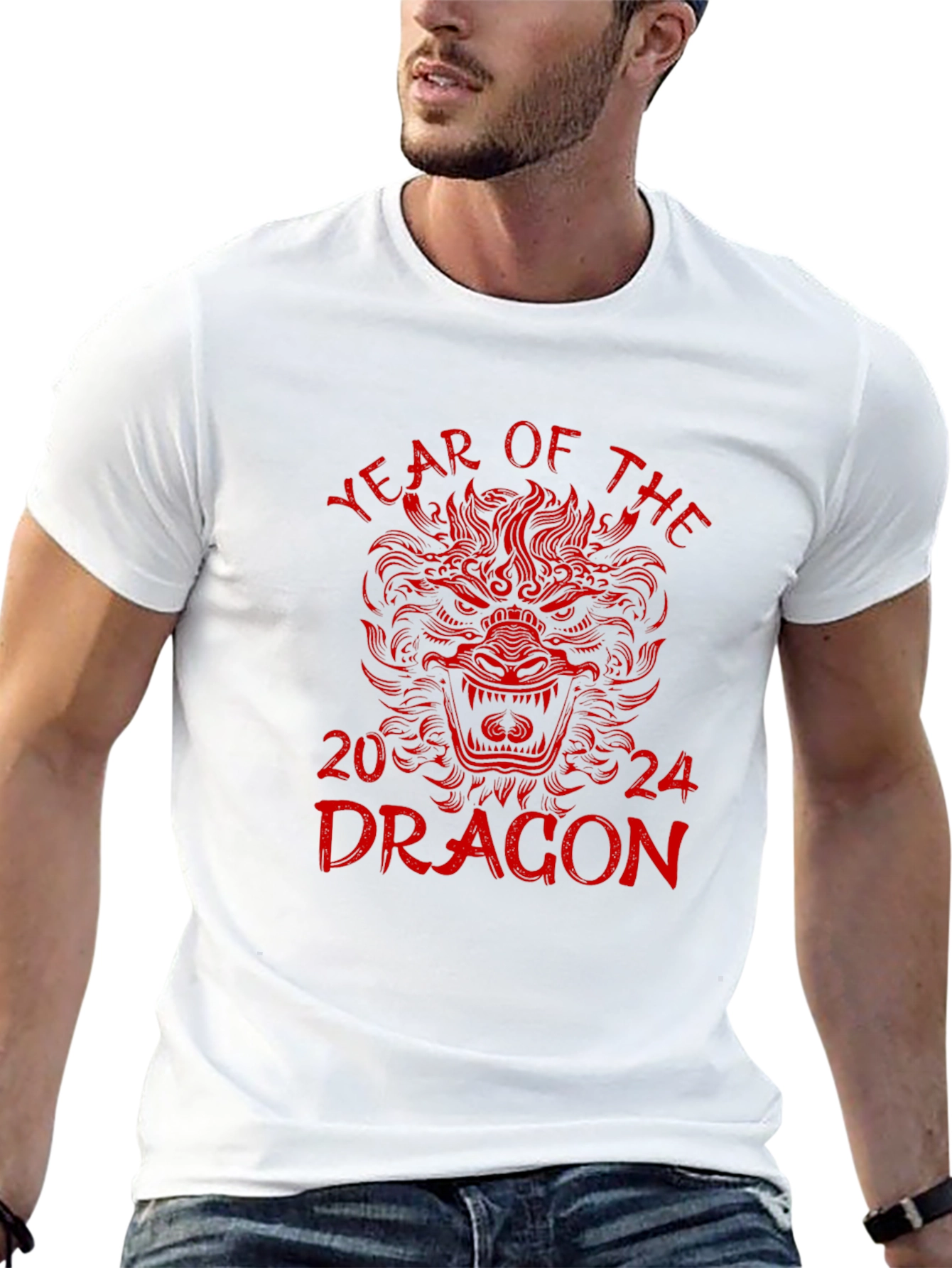 Year of the Dragon 2024 Black T-Shirt