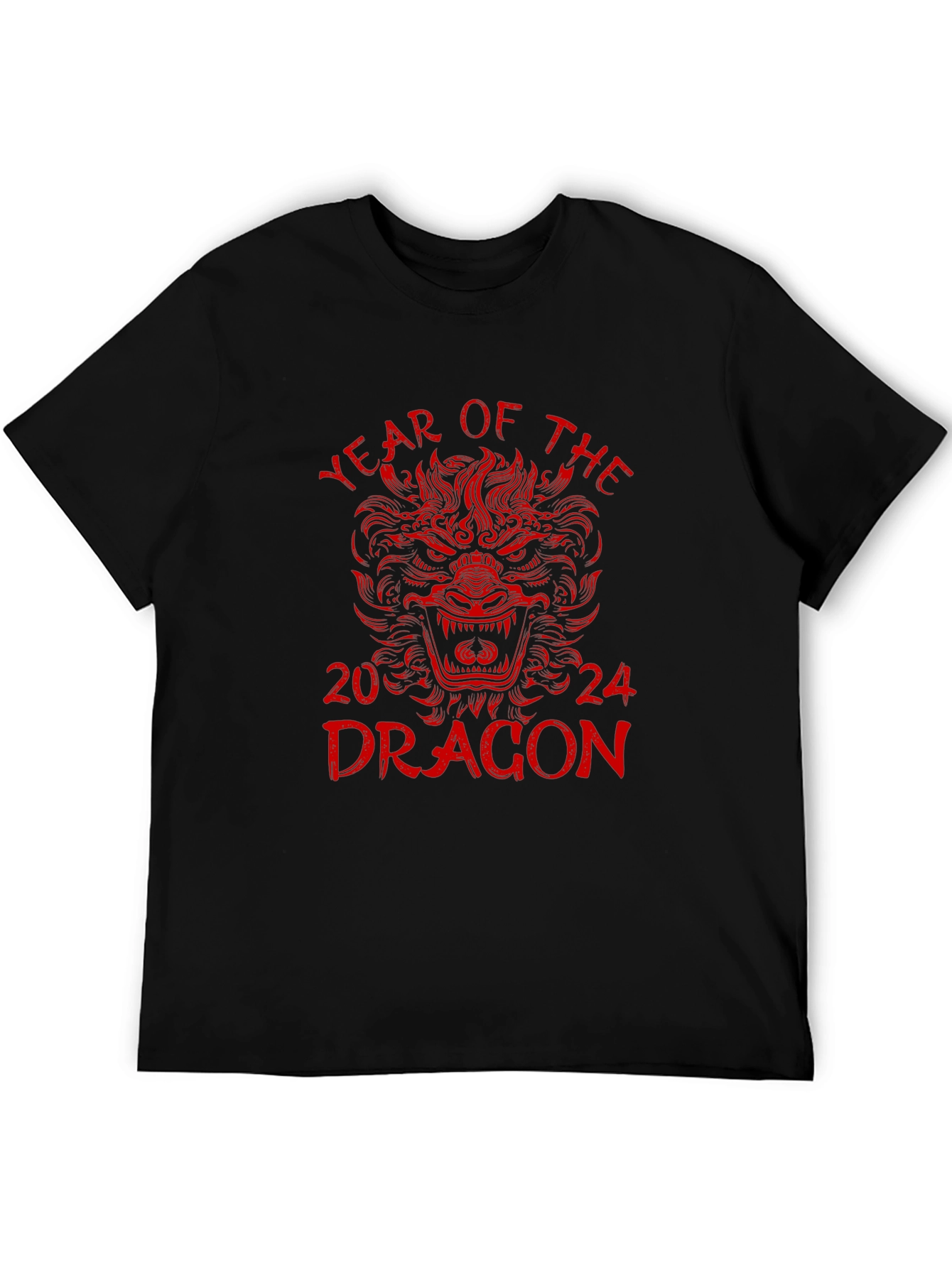 Year of the Dragon 2024 Black T-Shirt