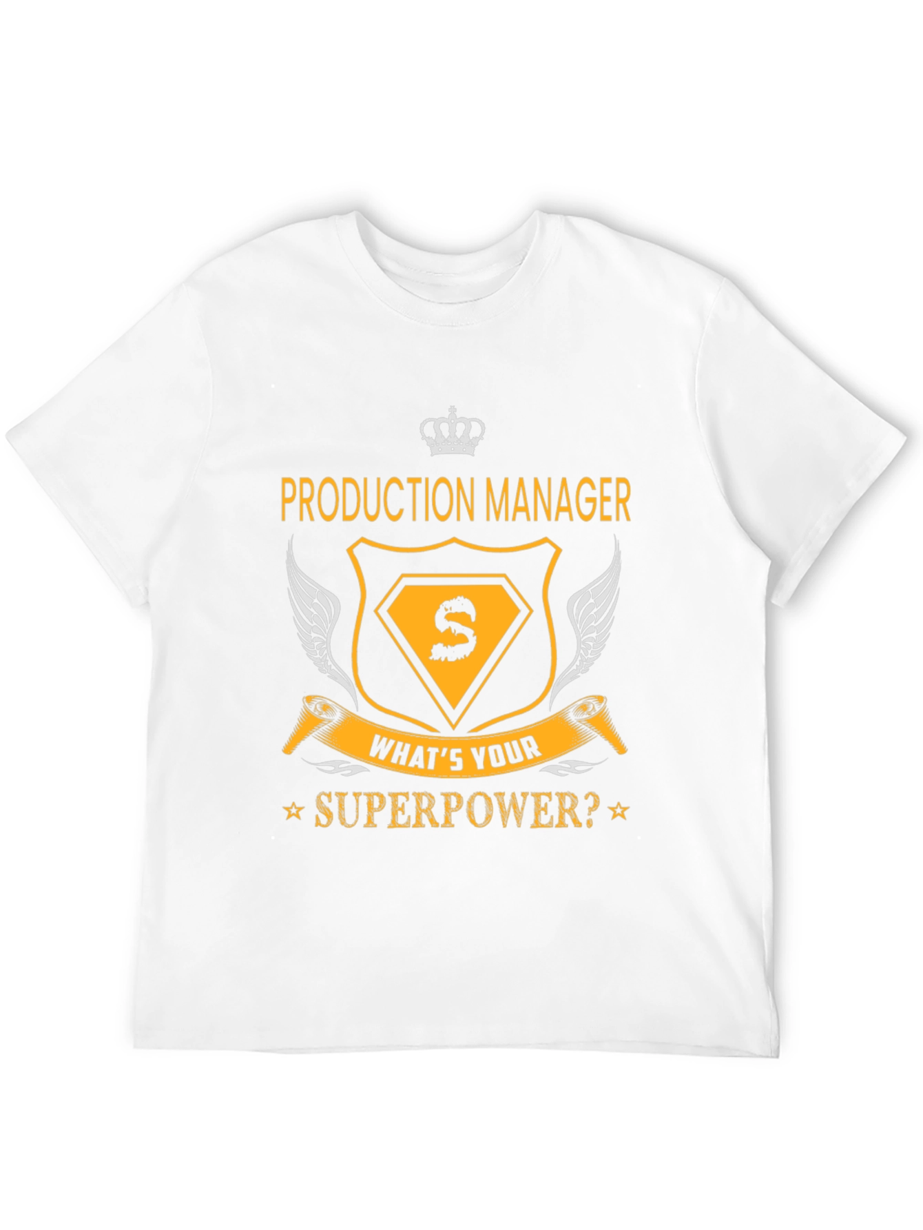 Production Manager Superpower Black T-Shirt