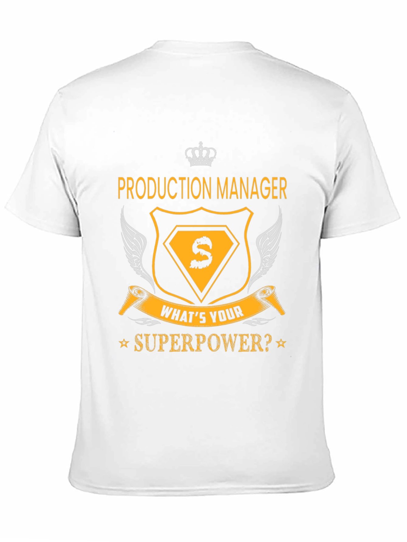 Production Manager Superpower Black T-Shirt