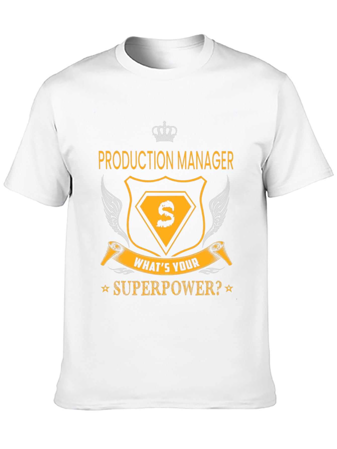 Production Manager Superpower Black T-Shirt