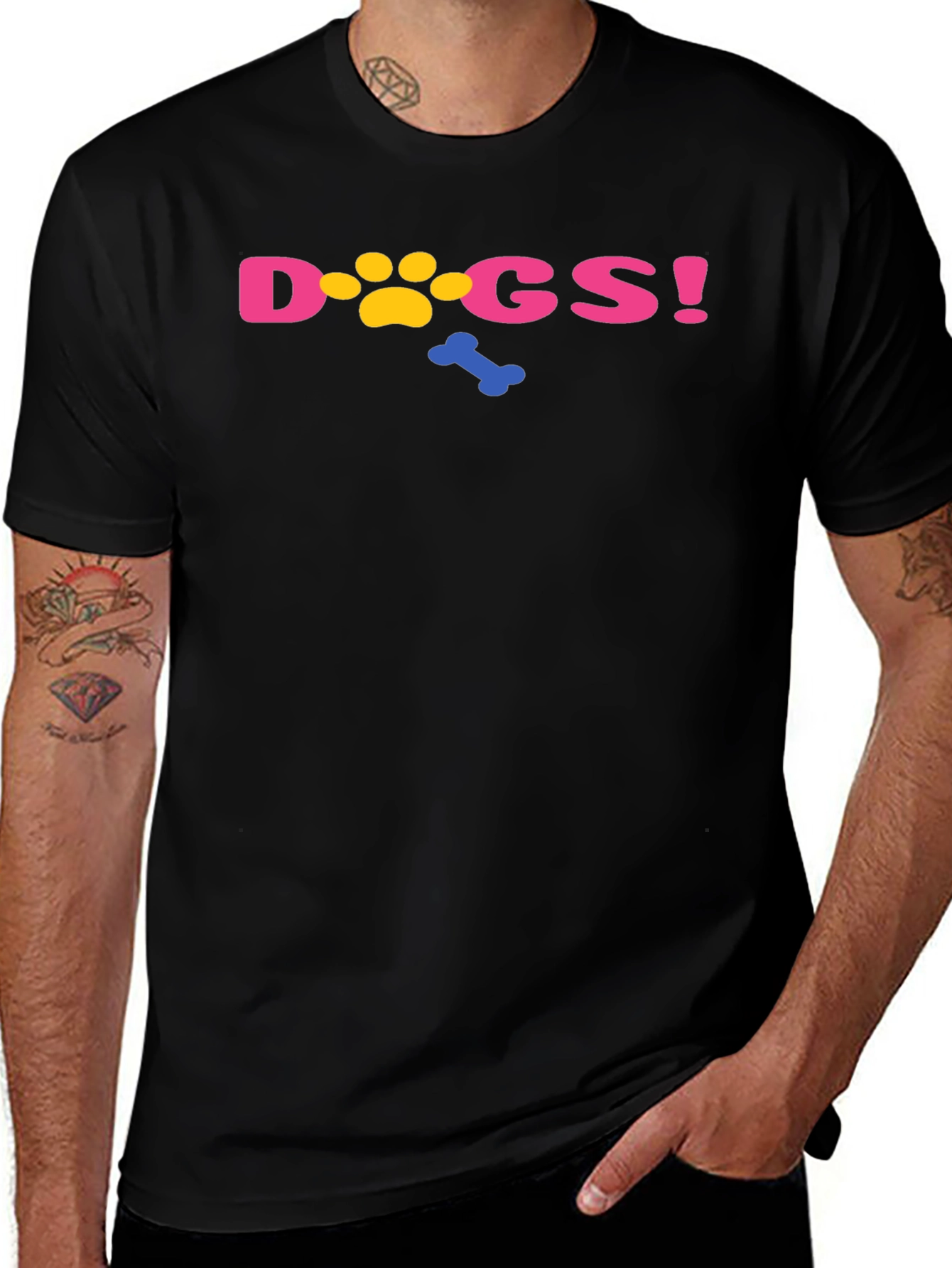 Dogs! Graphic Print Tee