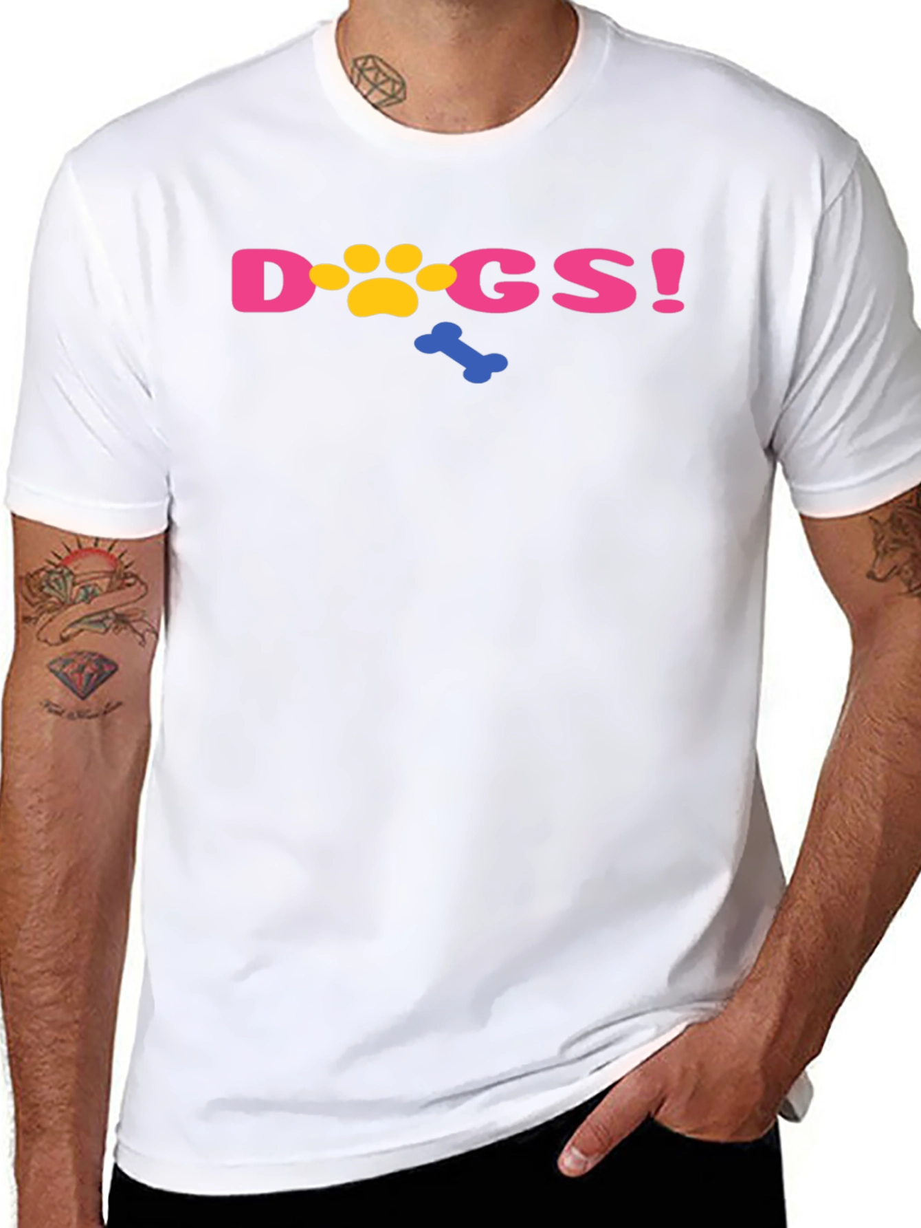Dogs! Graphic Print Tee