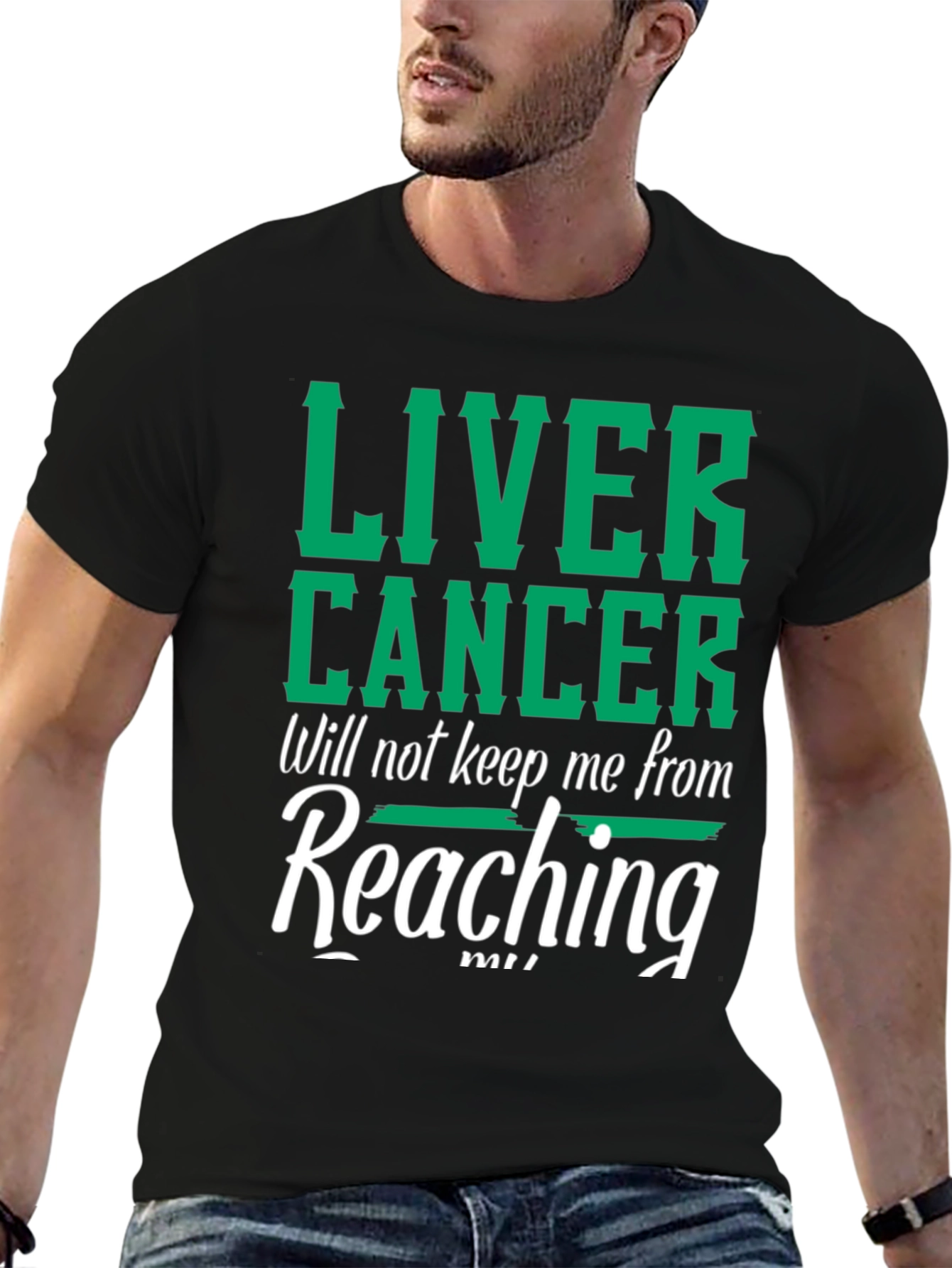 Liver Cancer Awareness Graphic T-Shirt
