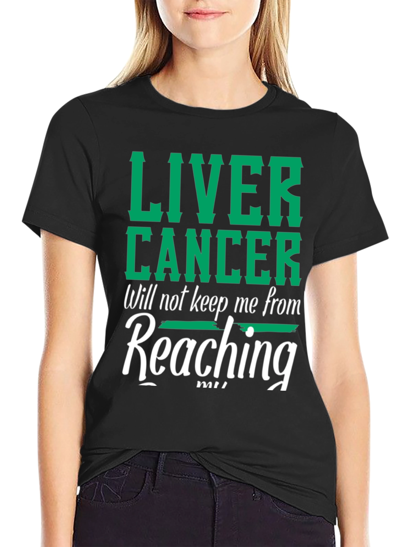 Liver Cancer Awareness Graphic T-Shirt