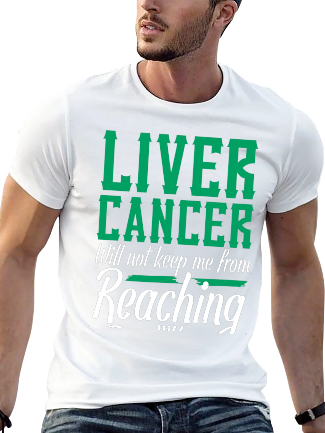 Liver Cancer Awareness Graphic T-Shirt