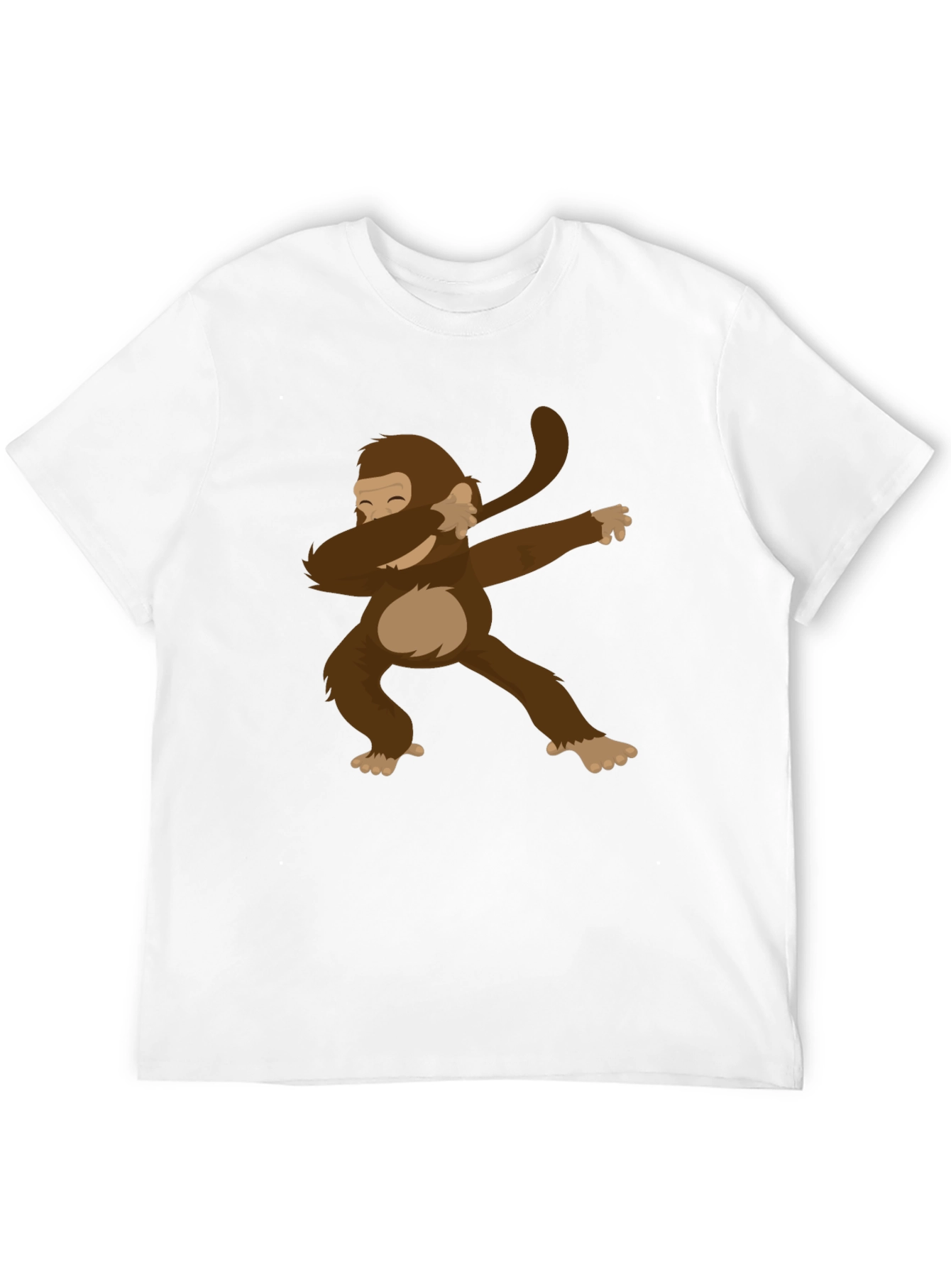 Dabbing Monkey Graphic Tee - Mens Black T-Shirt