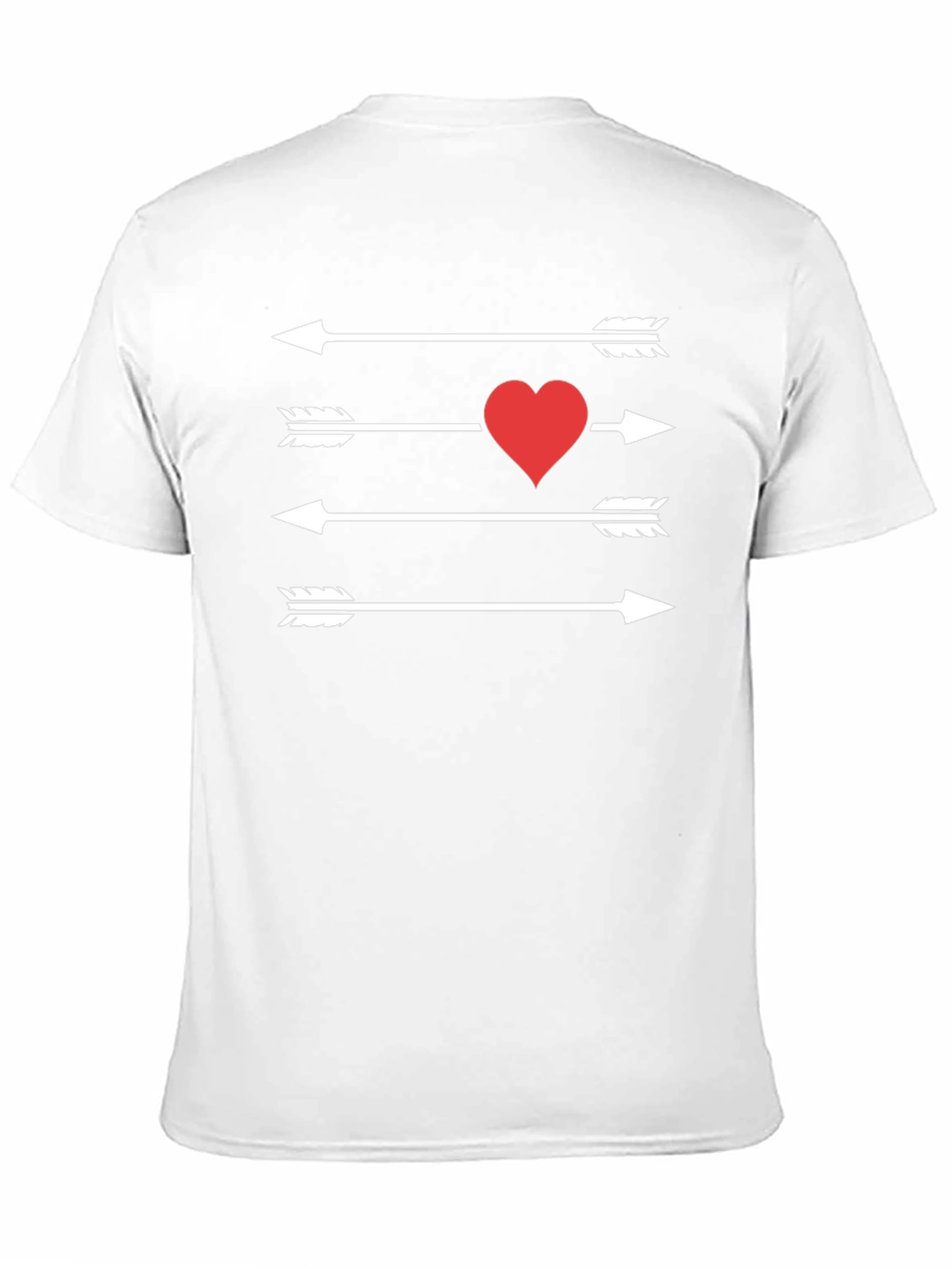 Cupids Arrow T-Shirt - Mens Black Tee