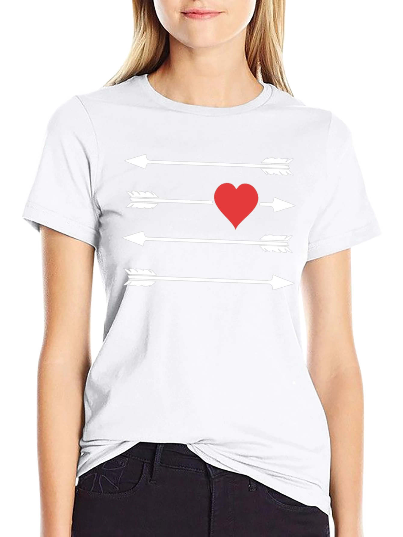Cupids Arrow T-Shirt - Mens Black Tee