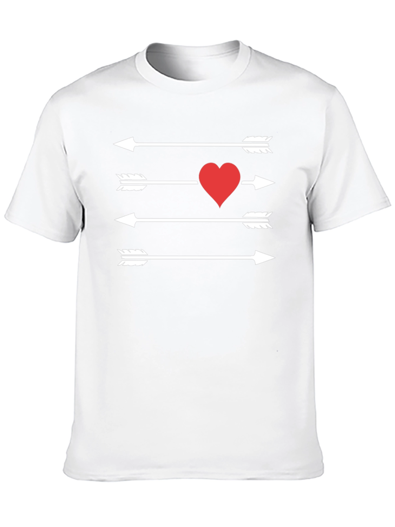 Cupids Arrow T-Shirt - Mens Black Tee