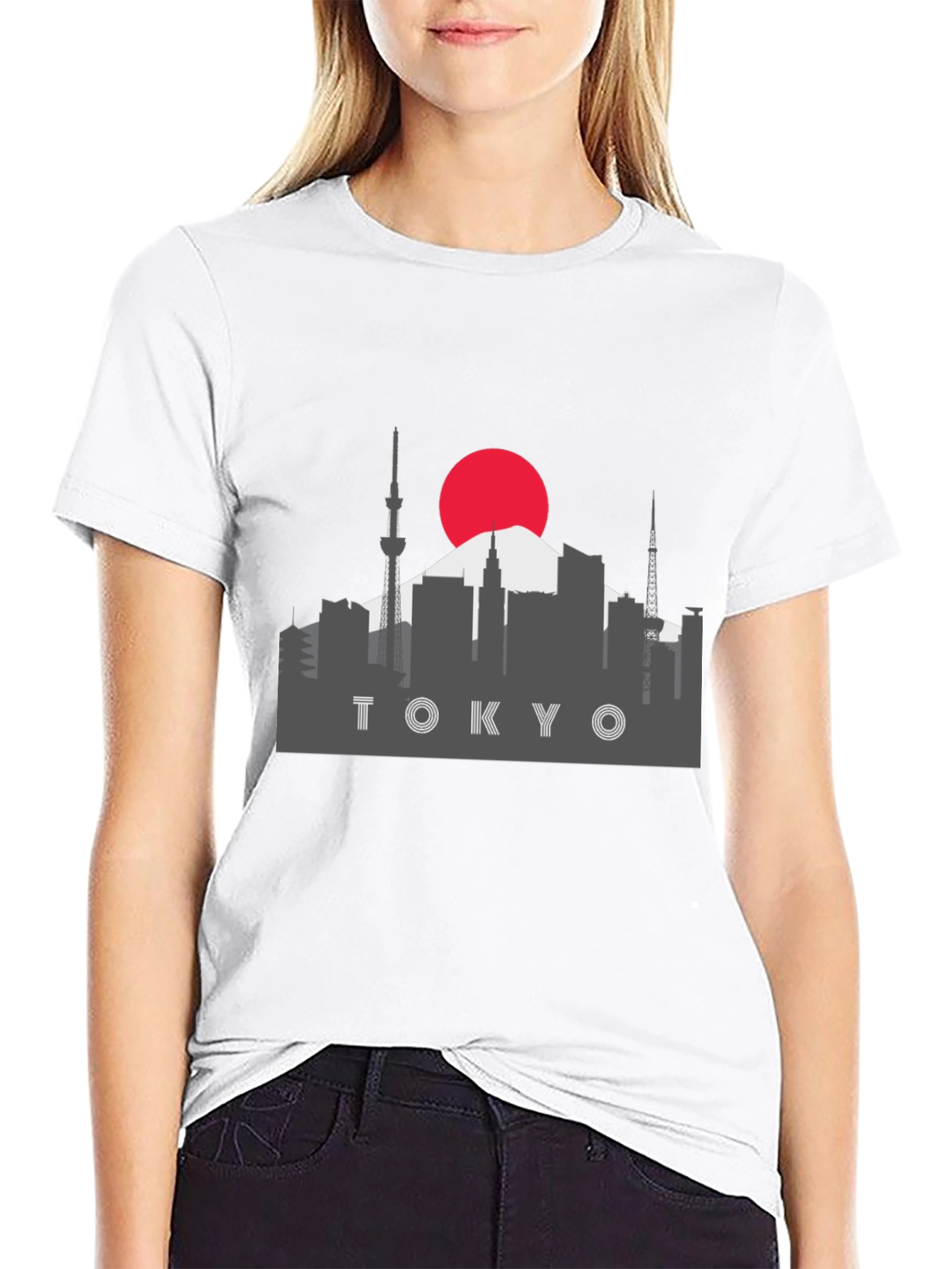 Tokyo Skyline Graphic T-Shirt