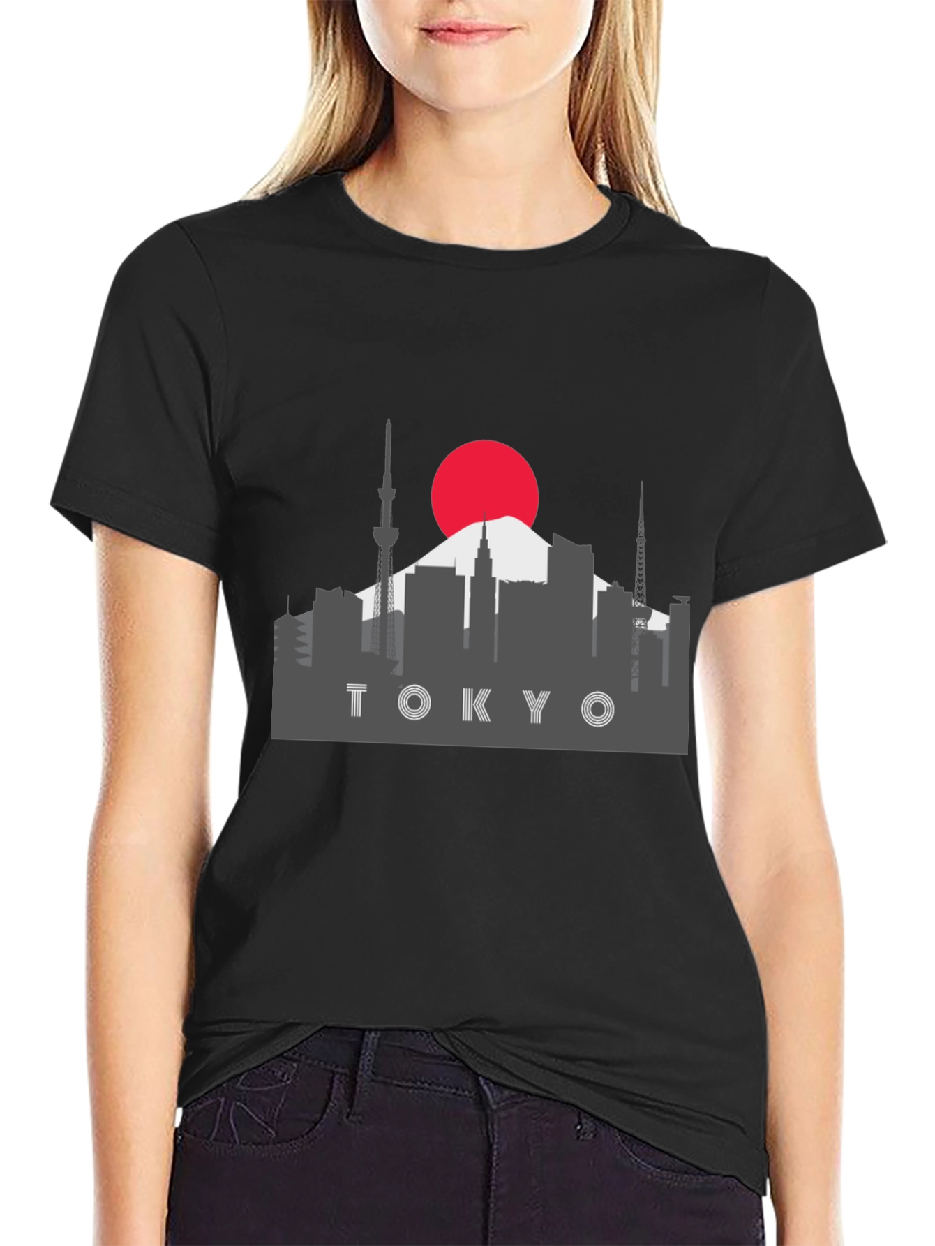 Tokyo Skyline Graphic T-Shirt