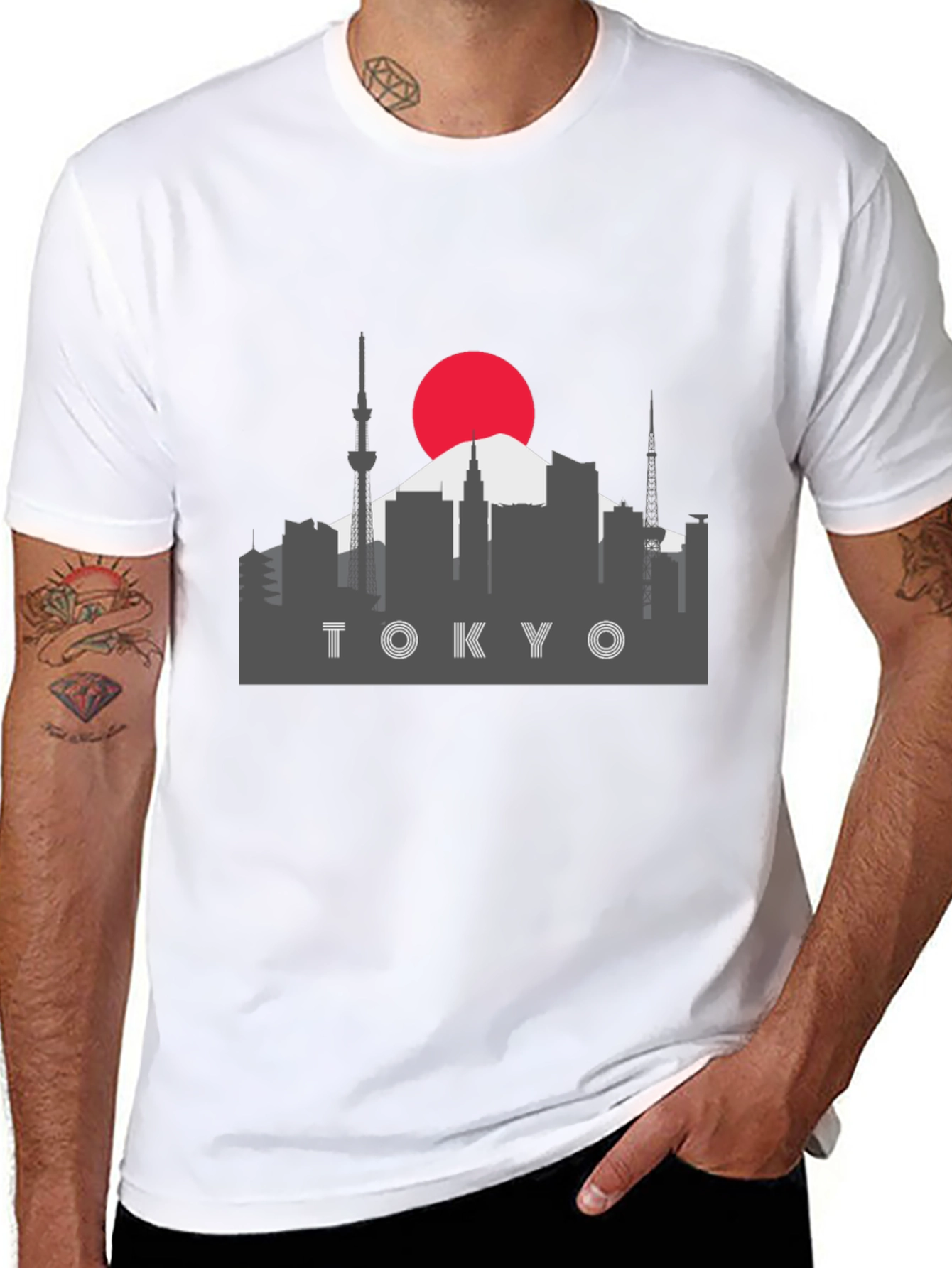 Tokyo Skyline Graphic T-Shirt