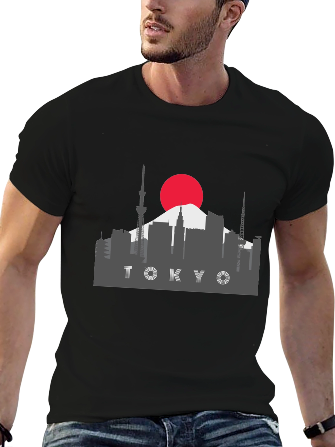 Tokyo Skyline Graphic T-Shirt