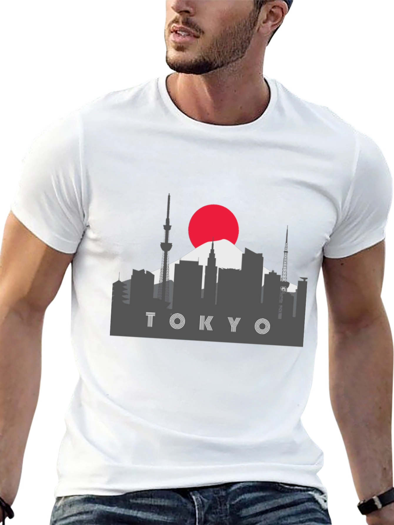 Tokyo Skyline Graphic T-Shirt