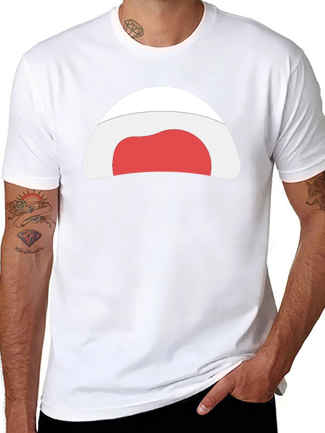 Funny Monster Mouth Graphic T-Shirt - Soft Cotton Tee