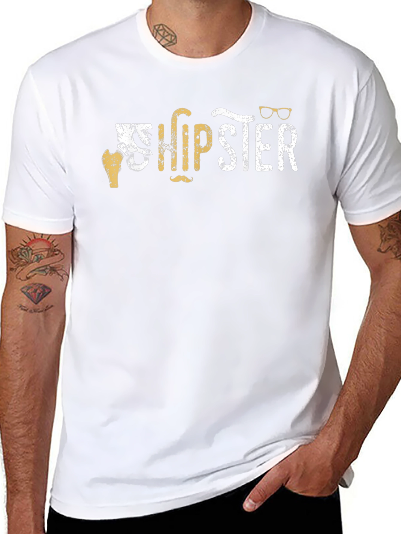 Hipster Graphic Tee - Quirky Beer Lover Design