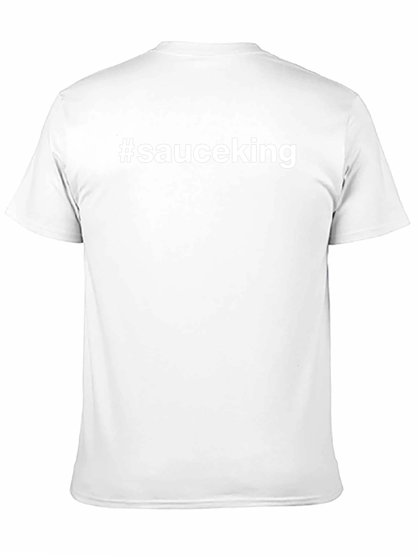 #sauceking Black Crew Neck T-Shirt
