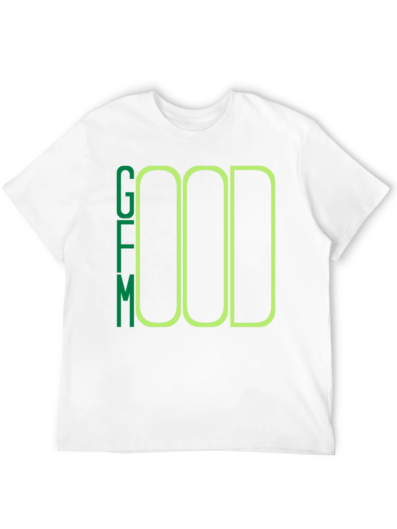 Graphic T-Shirt - Green Lettering