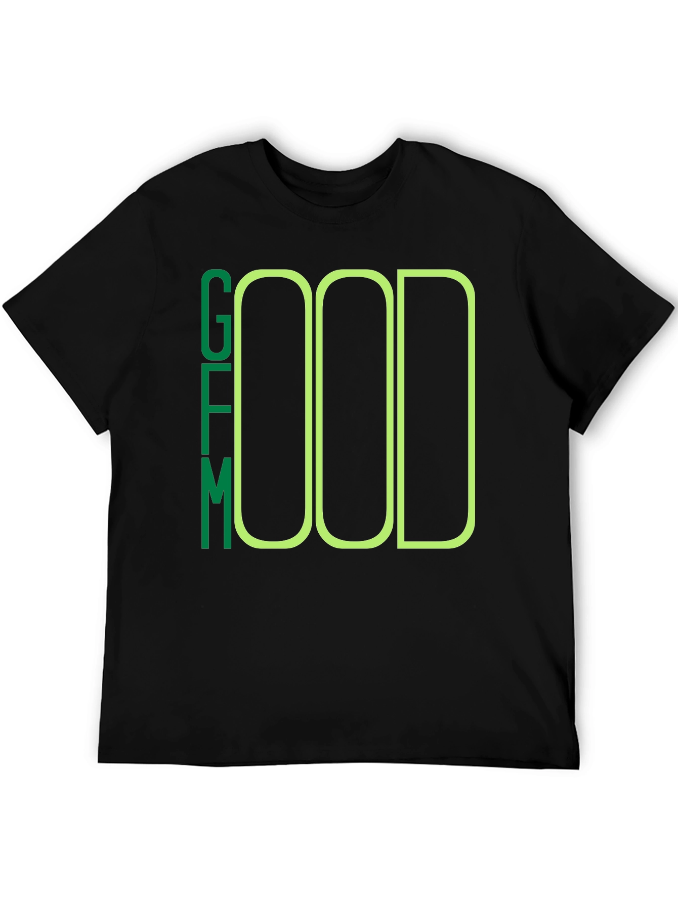 Graphic T-Shirt - Green Lettering