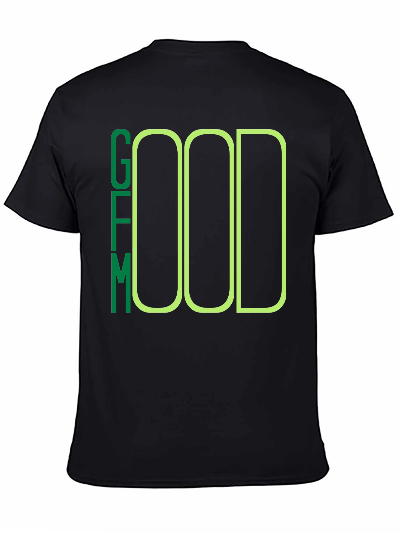 Graphic T-Shirt - Green Lettering