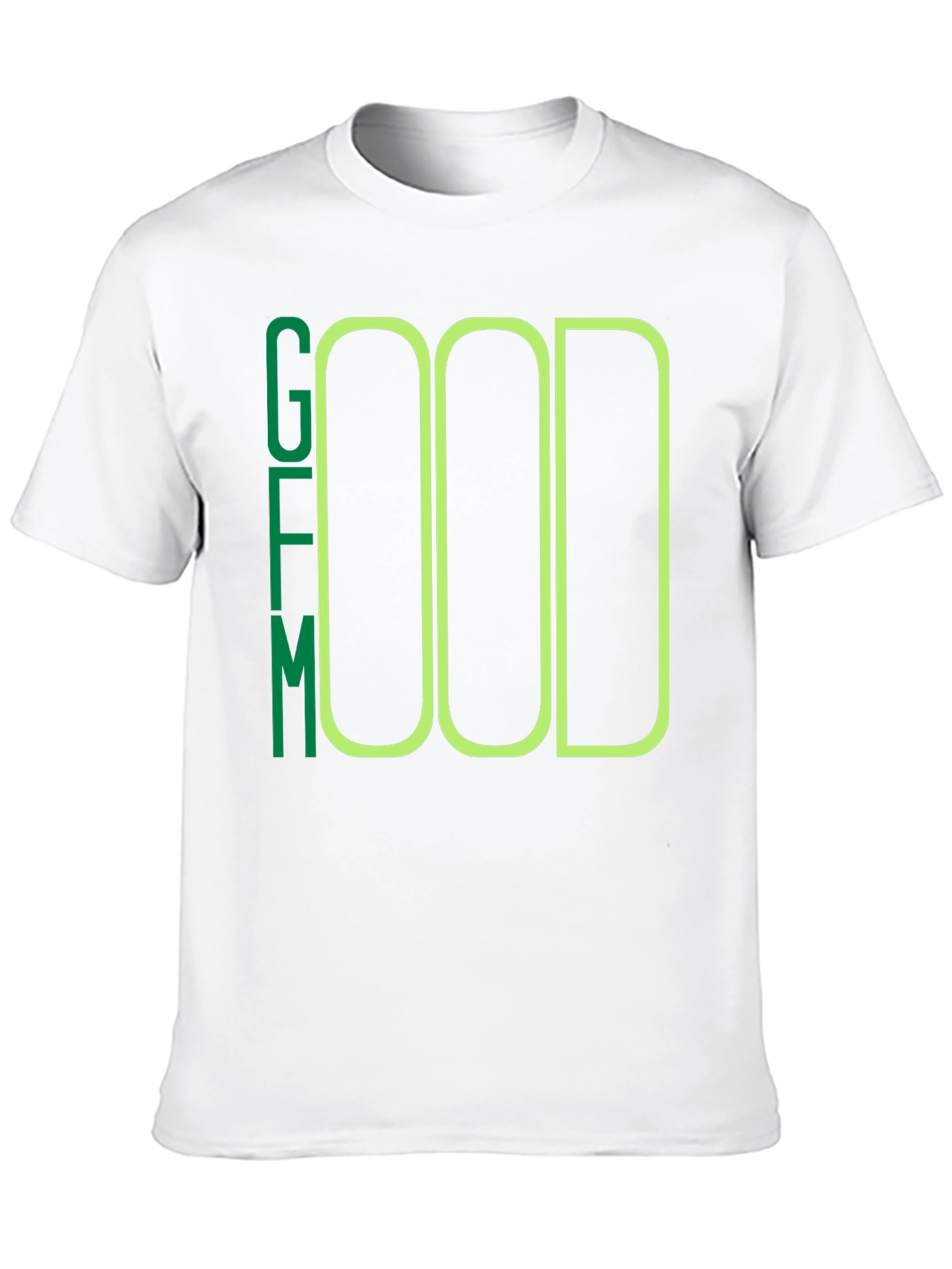 Graphic T-Shirt - Green Lettering