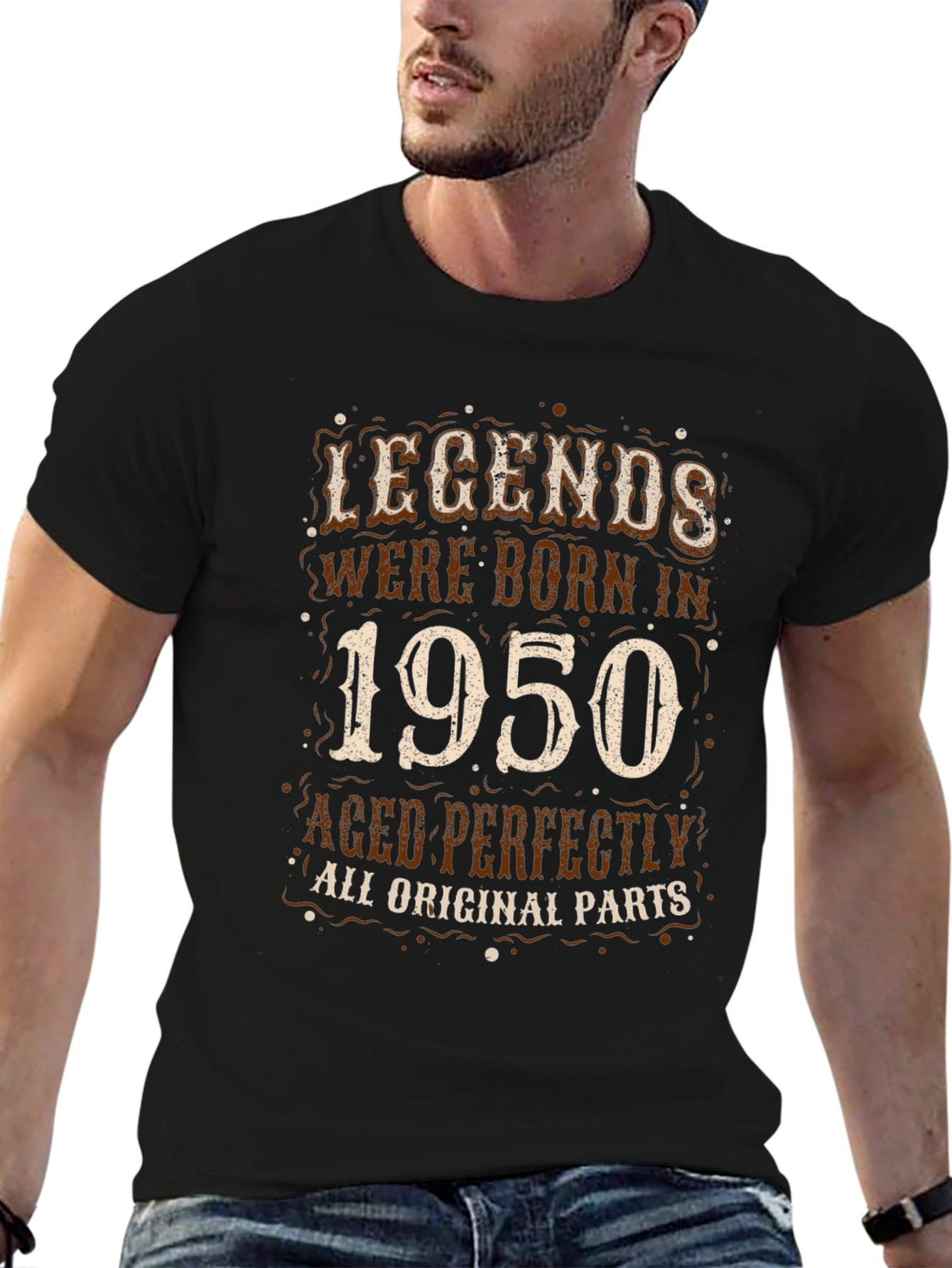 Legends Born in 1950 T-Shirt - Aged Perfectly!