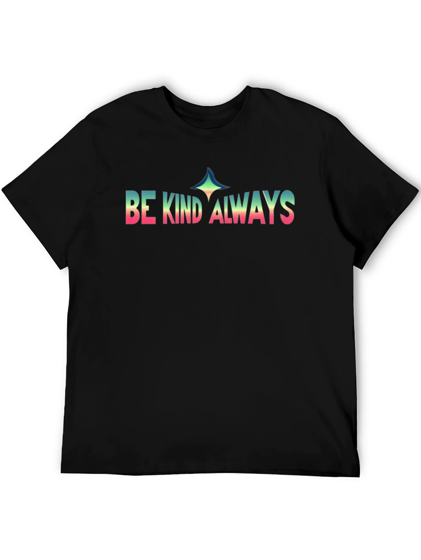 Be Kind Always Graphic Tee - Black