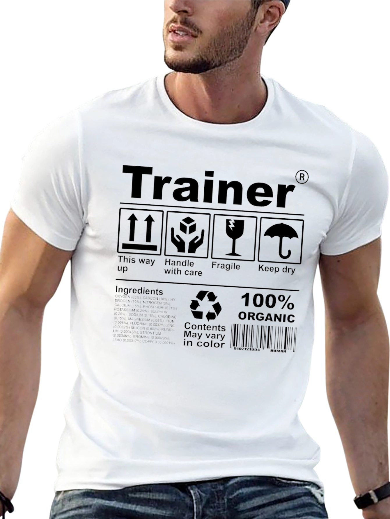 Trainer Organic Cotton Tee - Handle With Care