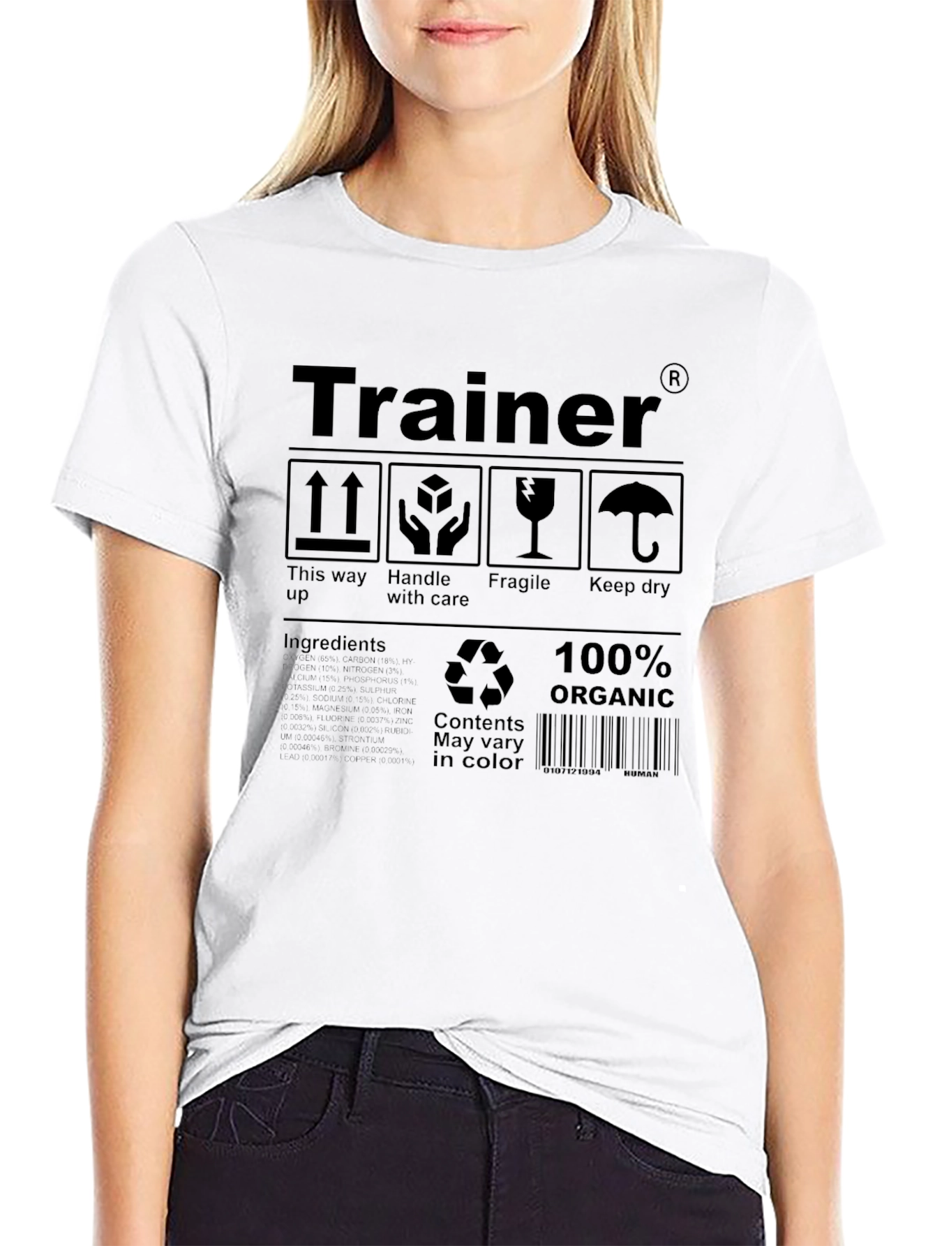 Trainer Organic Cotton Tee - Handle With Care