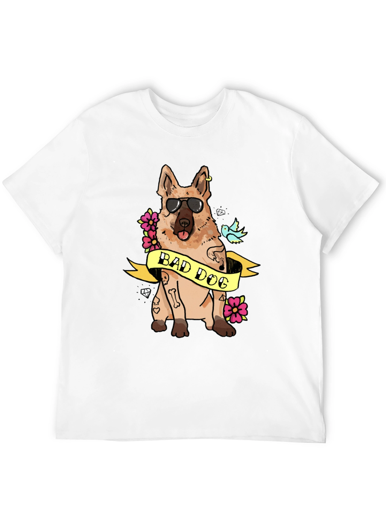 Bad Dog Graphic T-Shirt - Cool Canine Tee