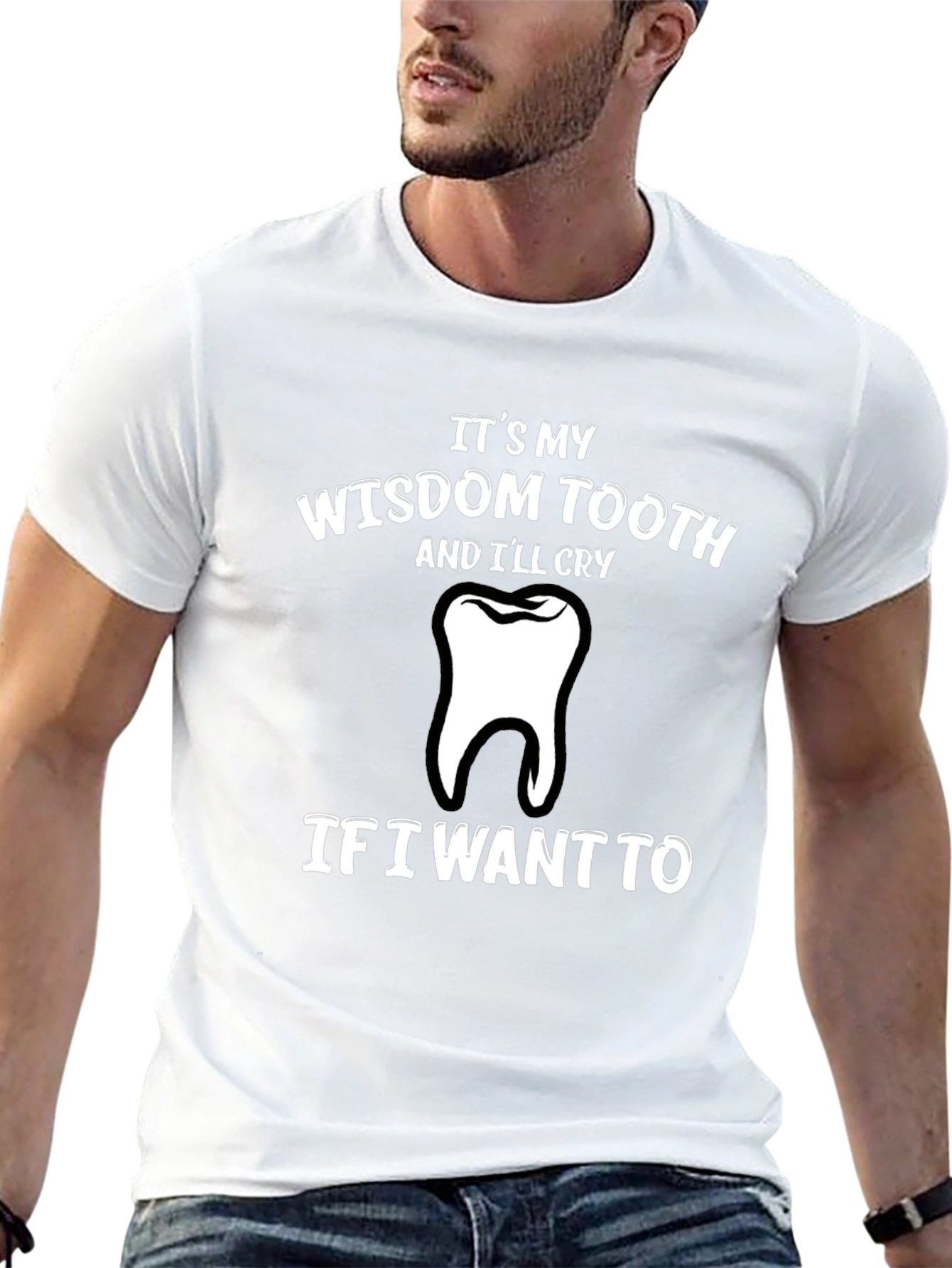Wisdom Tooth Graphic T-Shirt - Funny and Comfortable!