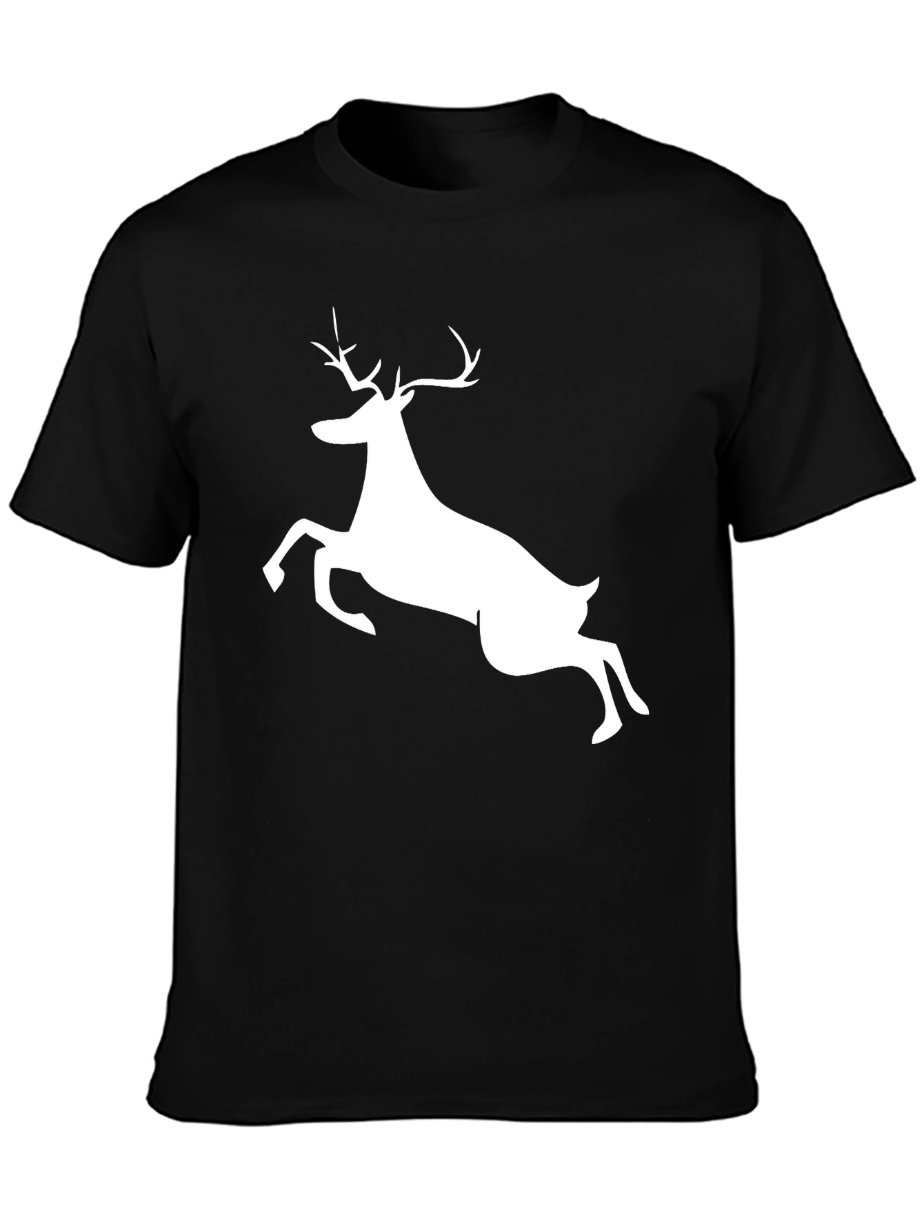 Black Deer Graphic Tee - Mens Short Sleeve