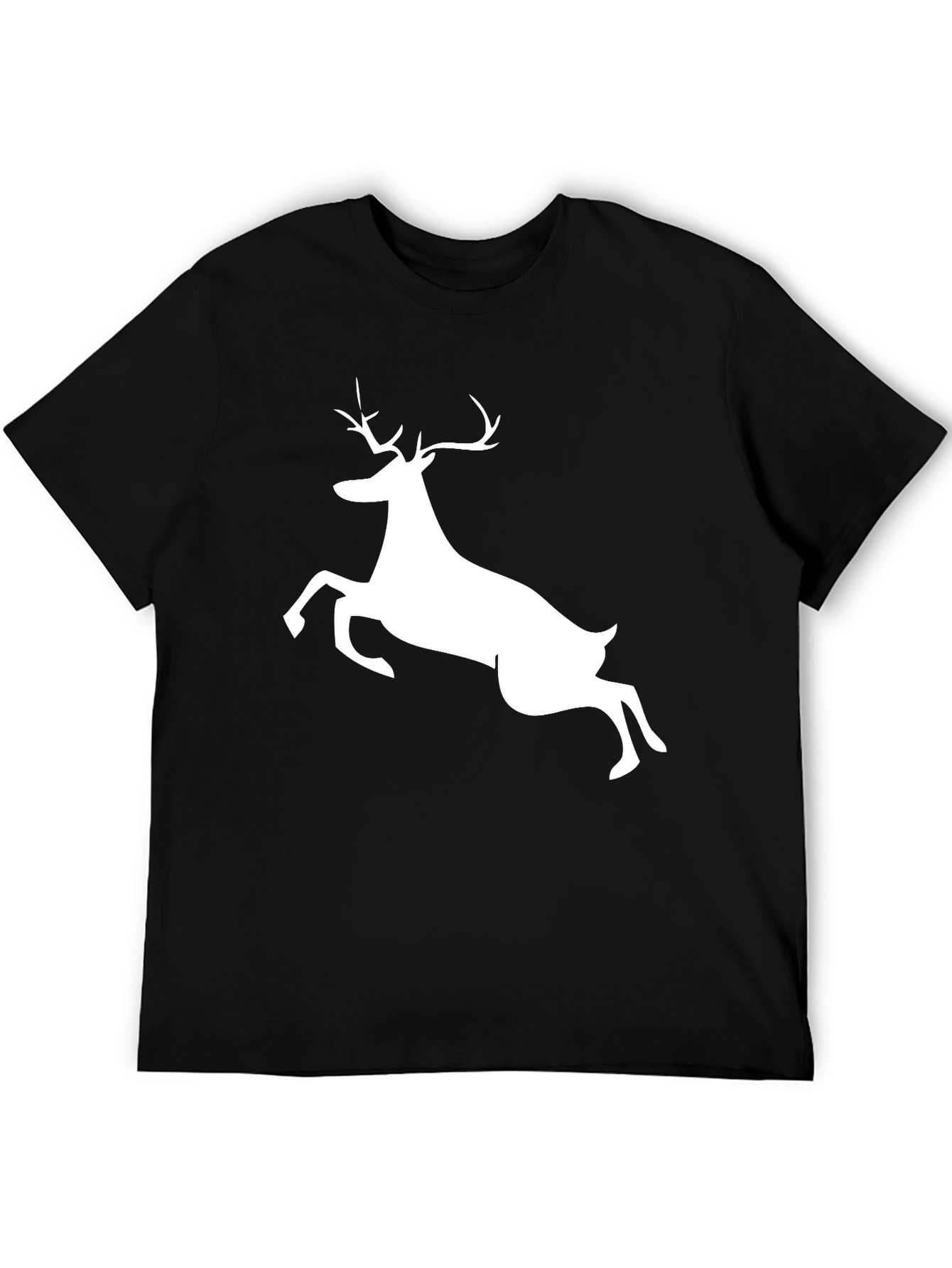 Black Deer Graphic Tee - Mens Short Sleeve