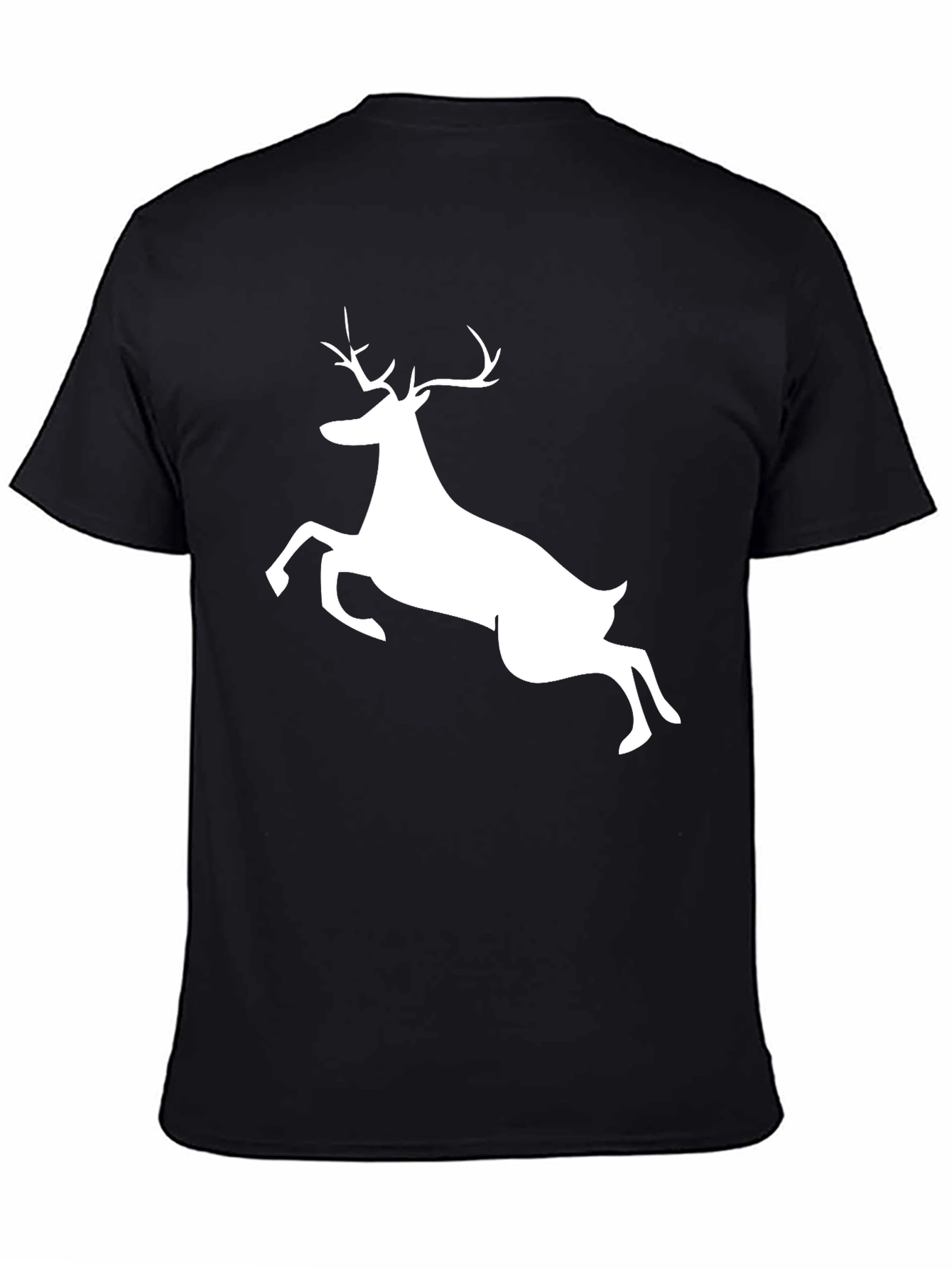 Black Deer Graphic Tee - Mens Short Sleeve