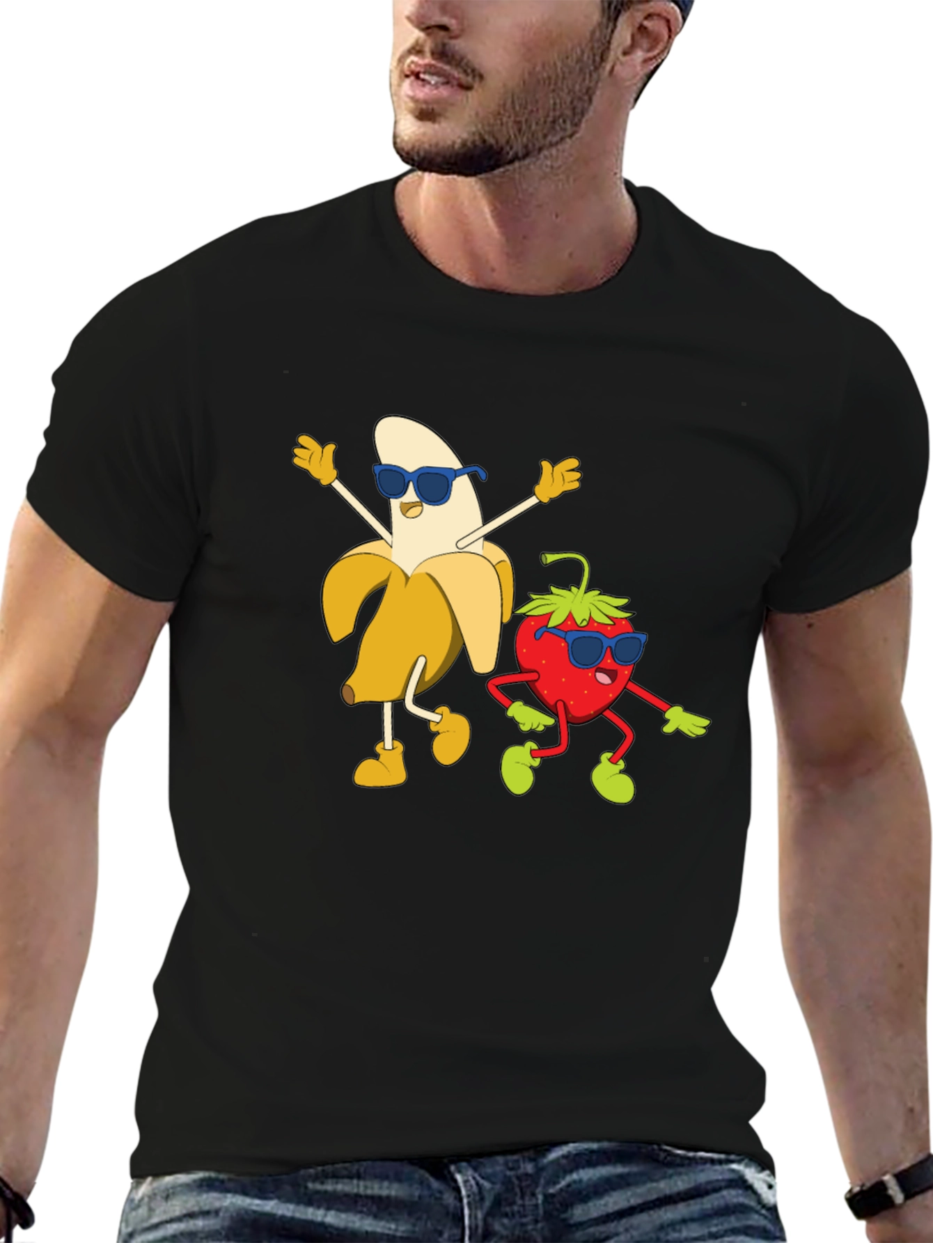 Funny Fruit Dance Graphic Tee