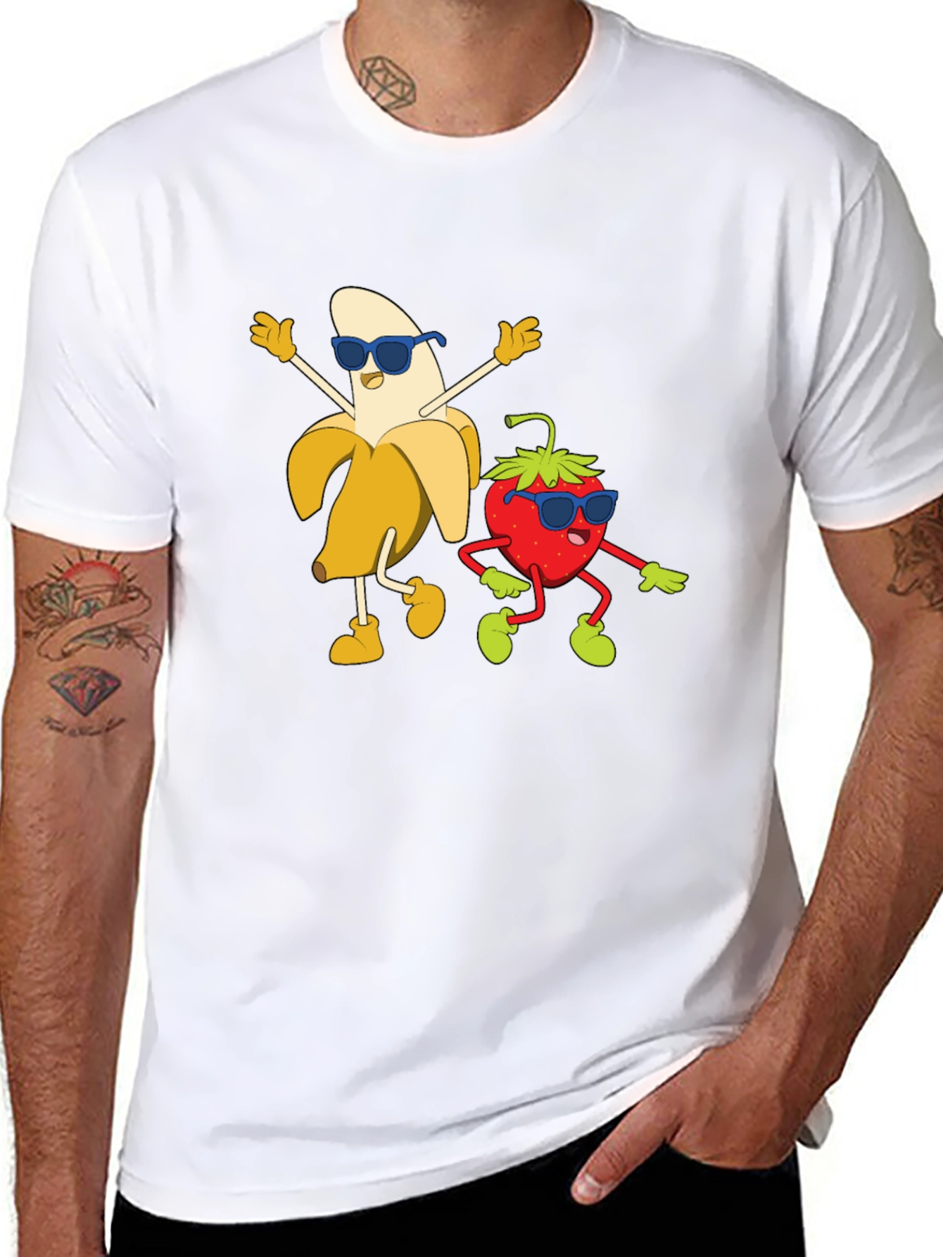 Funny Fruit Dance Graphic Tee