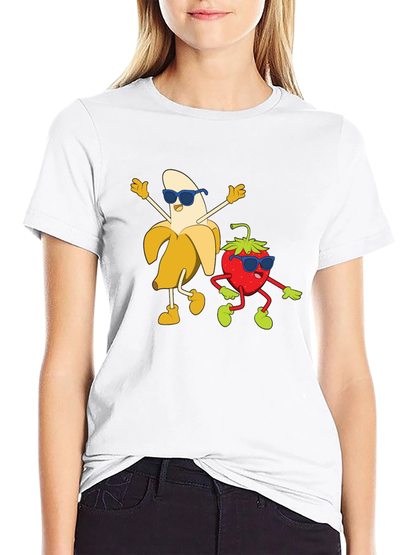 Funny Fruit Dance Graphic Tee