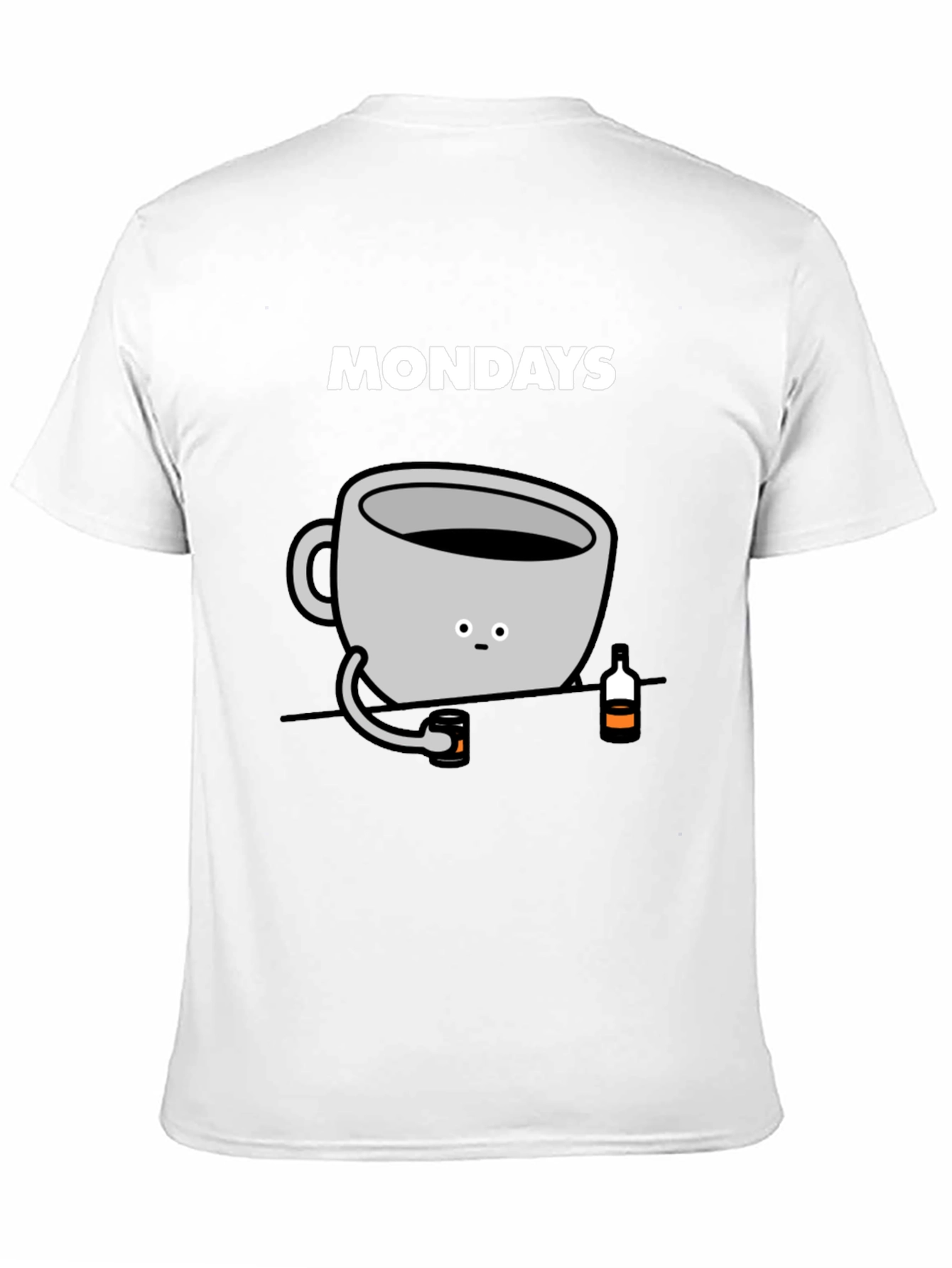 Mondays Coffee Mug Graphic Tee - Soft Cotton T-Shirt