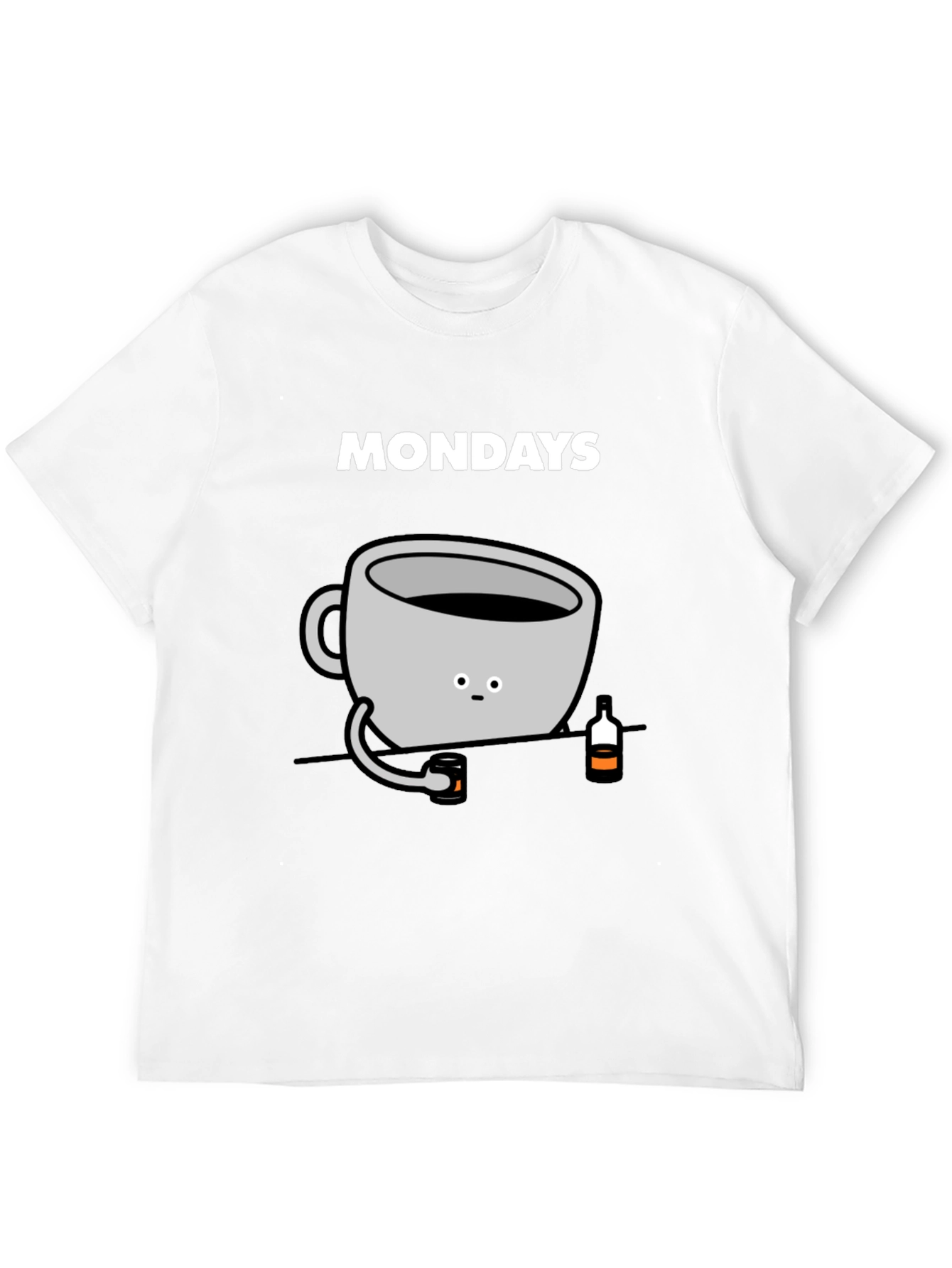 Mondays Coffee Mug Graphic Tee - Soft Cotton T-Shirt