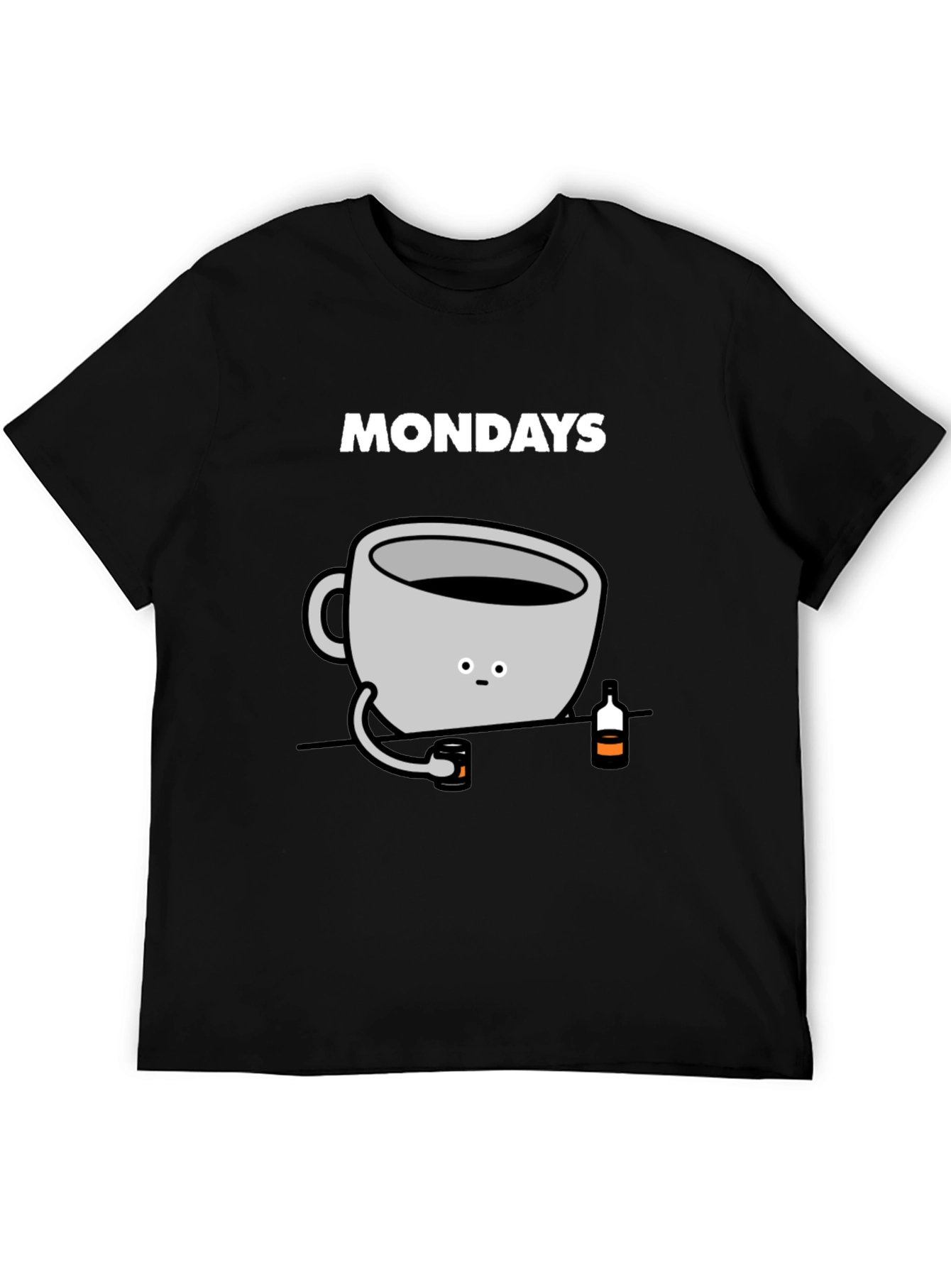Mondays Coffee Mug Graphic Tee - Soft Cotton T-Shirt