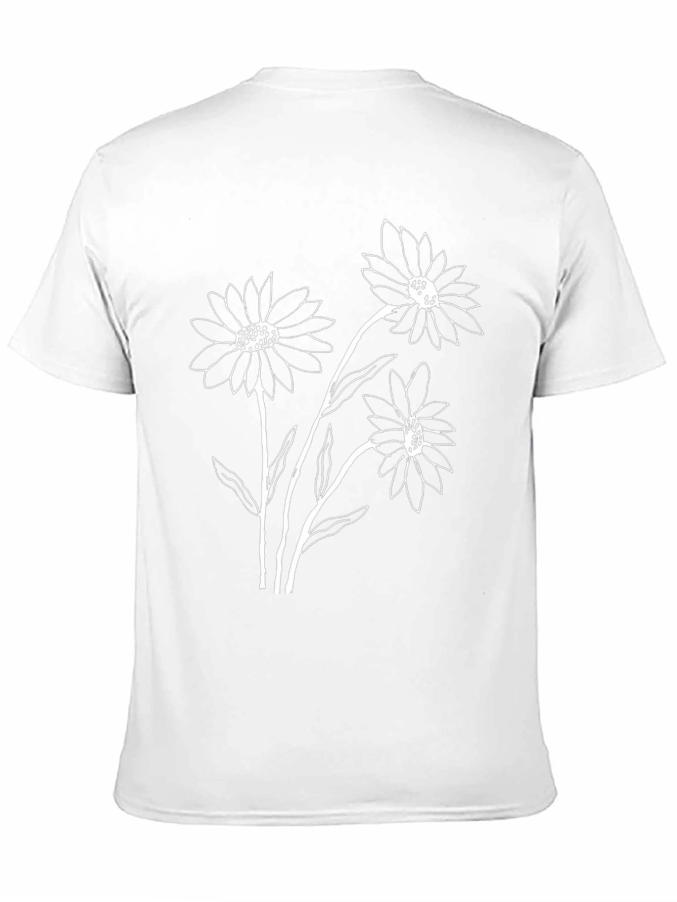 Black Floral Graphic Tee - Stylish Casual Wear