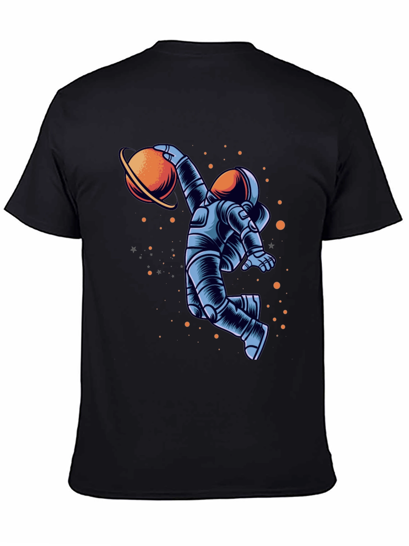Astronaut Dunking Planet Graphic Tee