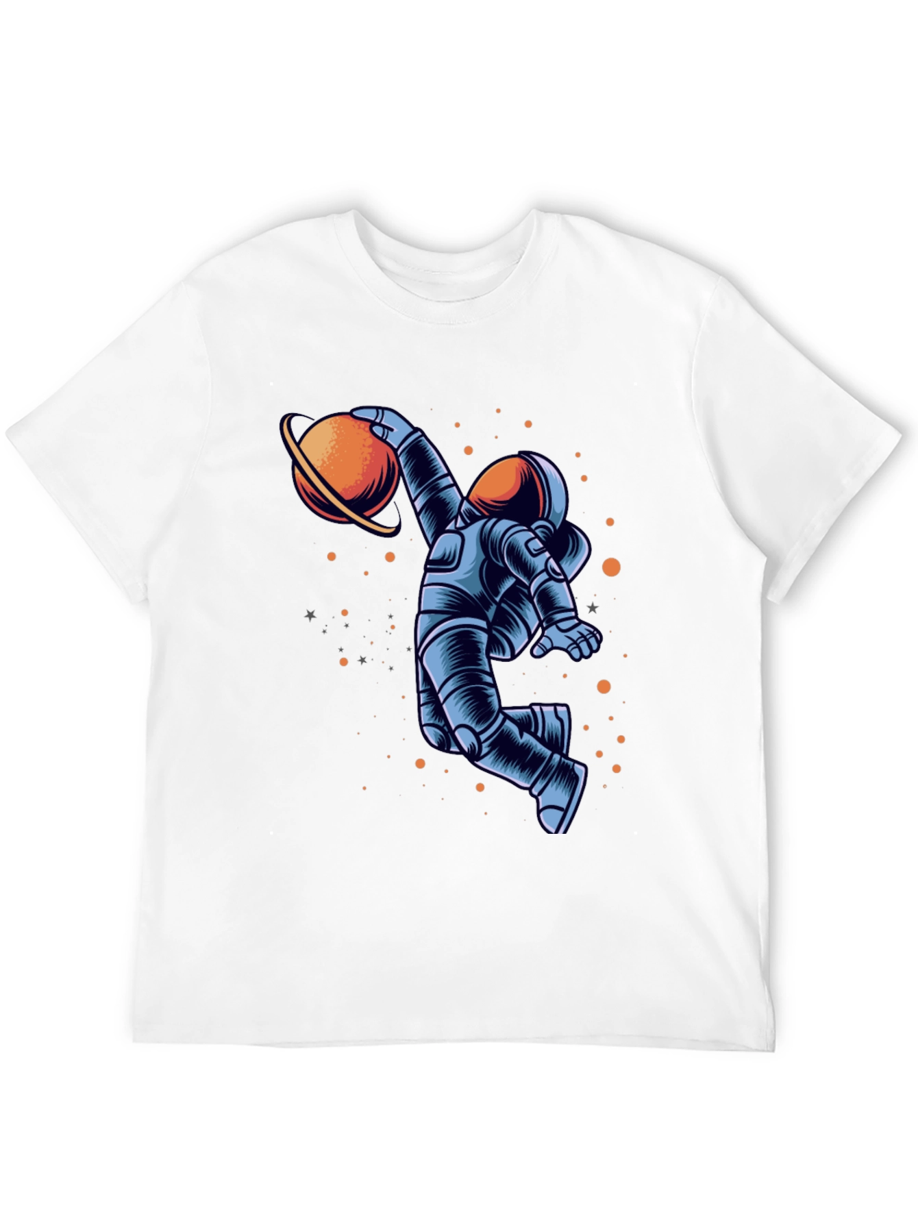 Astronaut Dunking Planet Graphic Tee