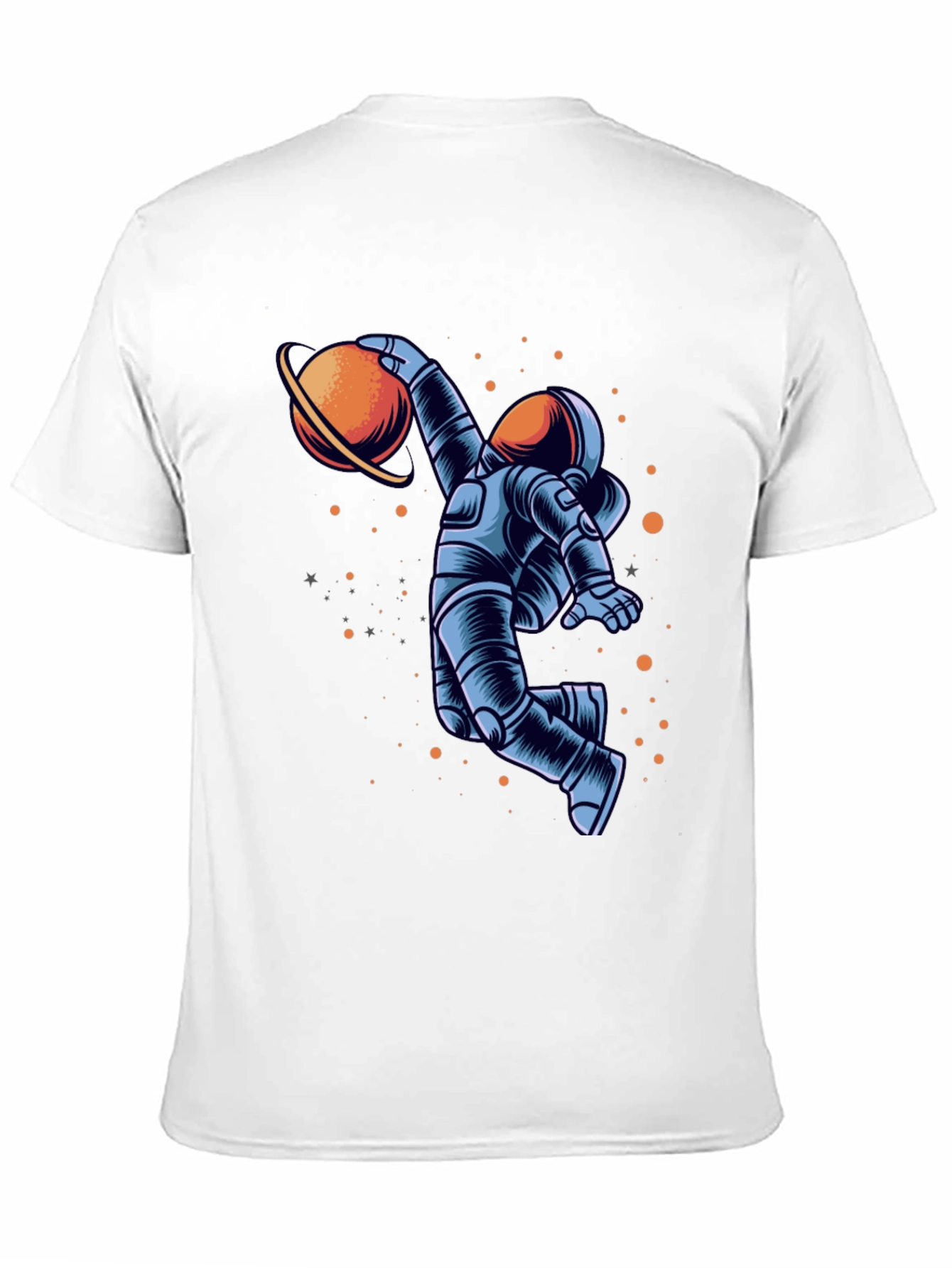 Astronaut Dunking Planet Graphic Tee