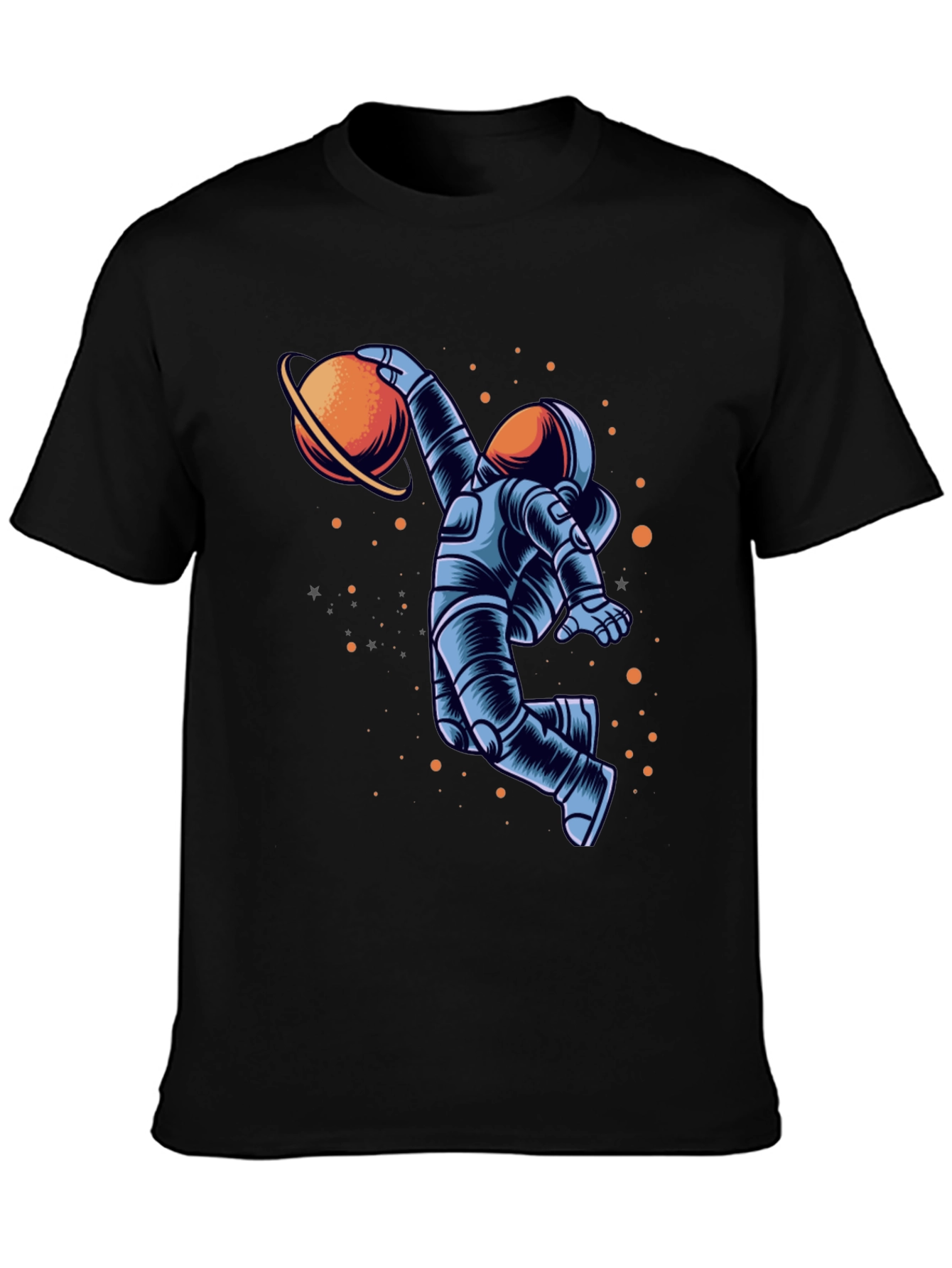Astronaut Dunking Planet Graphic Tee